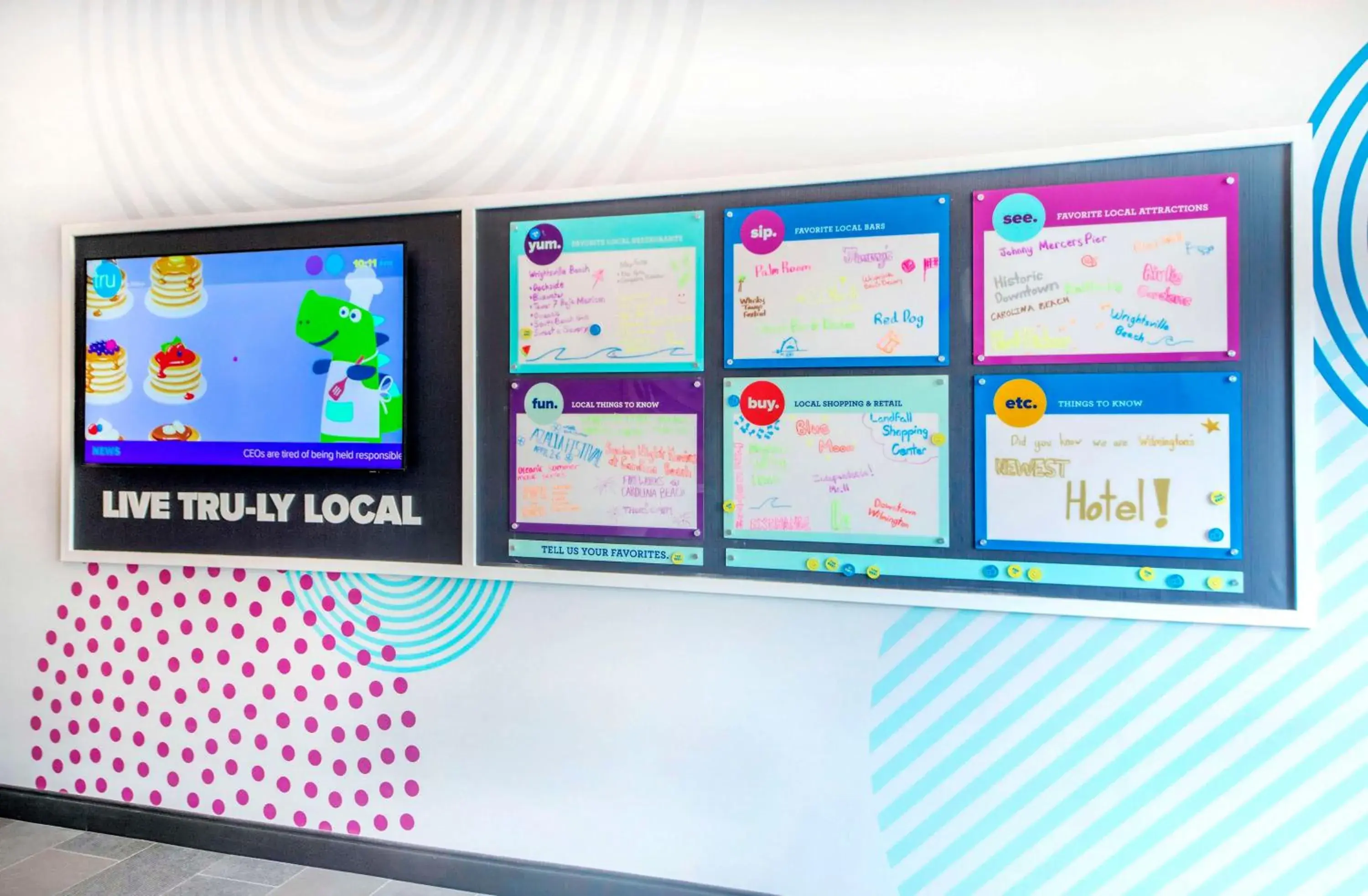 Lobby or reception in Tru by Hilton Wilmington Wrightsville Beach Lobby or reception in Tru by Hilton Wilmington Wrightsville Beach