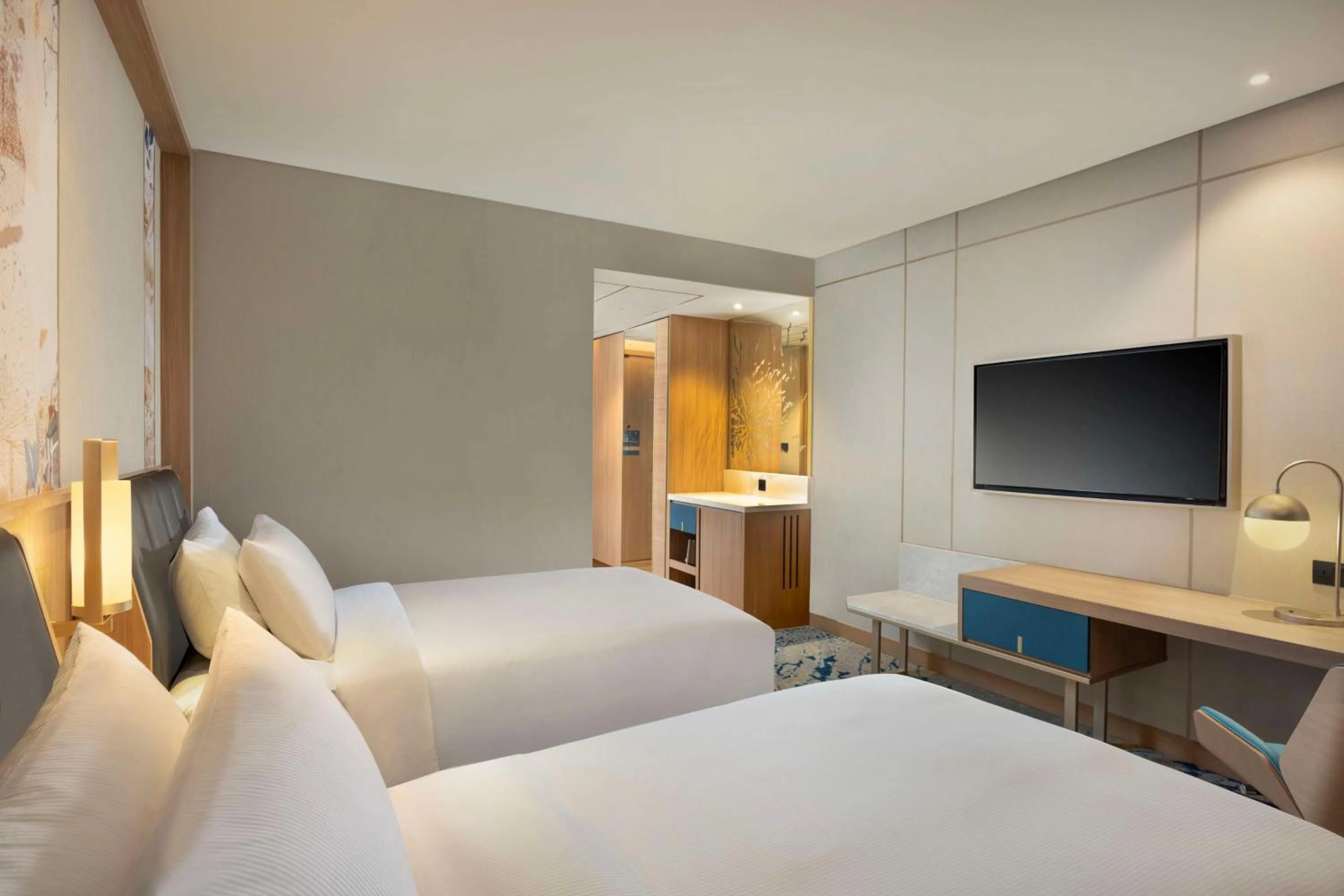 Bed in DoubleTree by Hilton Jakarta Bintaro Jaya