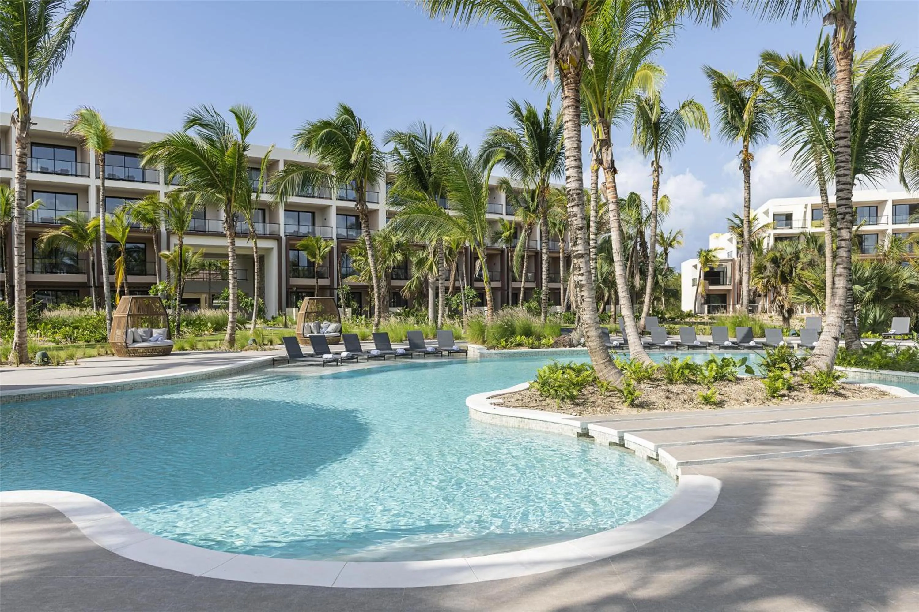 Pool view in Zemi Miches Punta Cana All-Inclusive Resort, Curio by Hilton