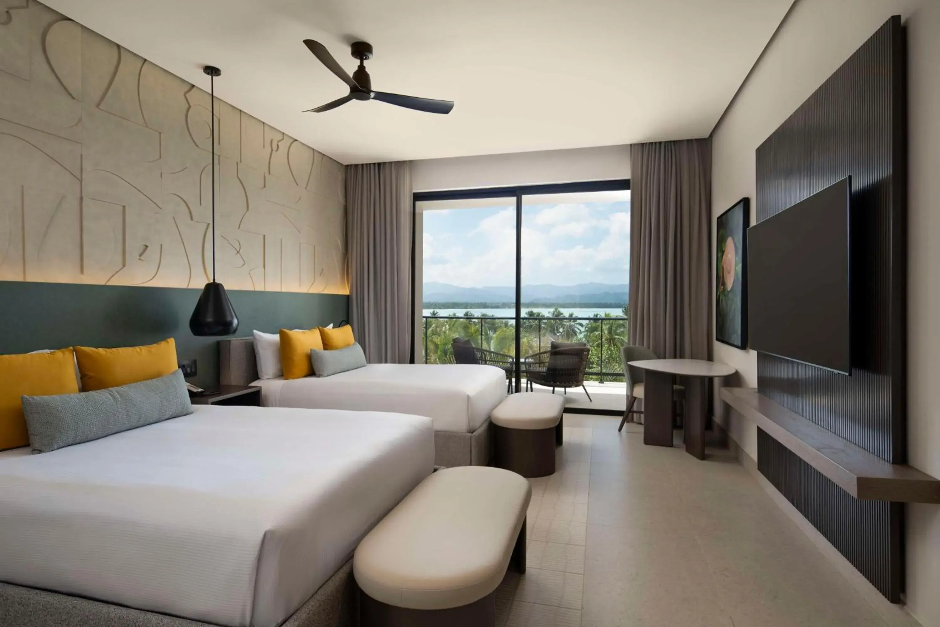 Queen Room with Two Queen Beds and Plunge Pool - single occupancy - Beachfront in Zemi Miches Punta Cana All-Inclusive Resort, Curio by Hilton Queen Room with Two Queen Beds and Plunge Pool - single occupancy - Beachfront in Zemi Miches Punta Cana All-Inclusive Resort, Curio by Hilton