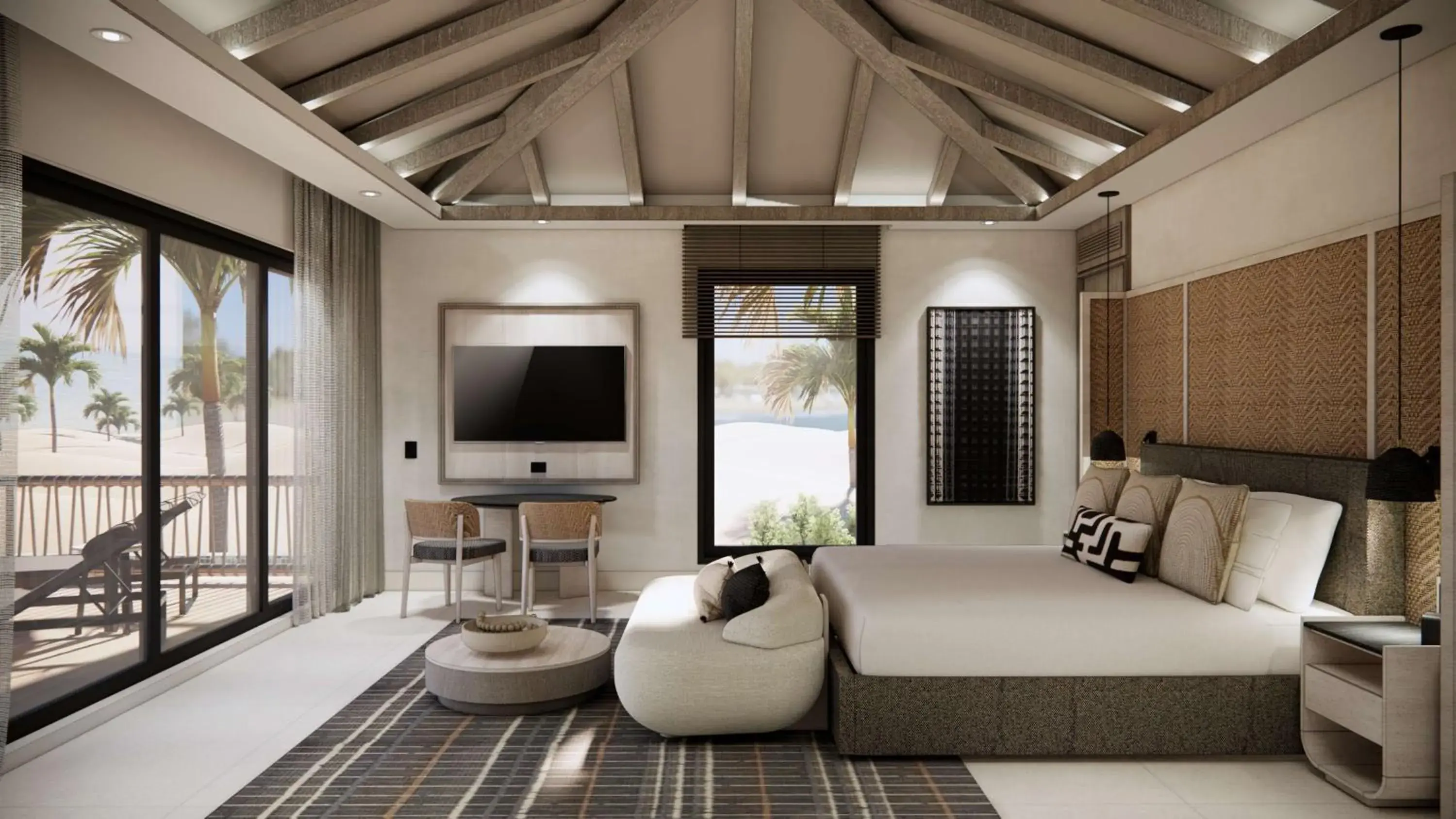 Bedroom, Bed in Zemi Miches Punta Cana All-Inclusive Resort, Curio by Hilton Bedroom, Bed in Zemi Miches Punta Cana All-Inclusive Resort, Curio by Hilton