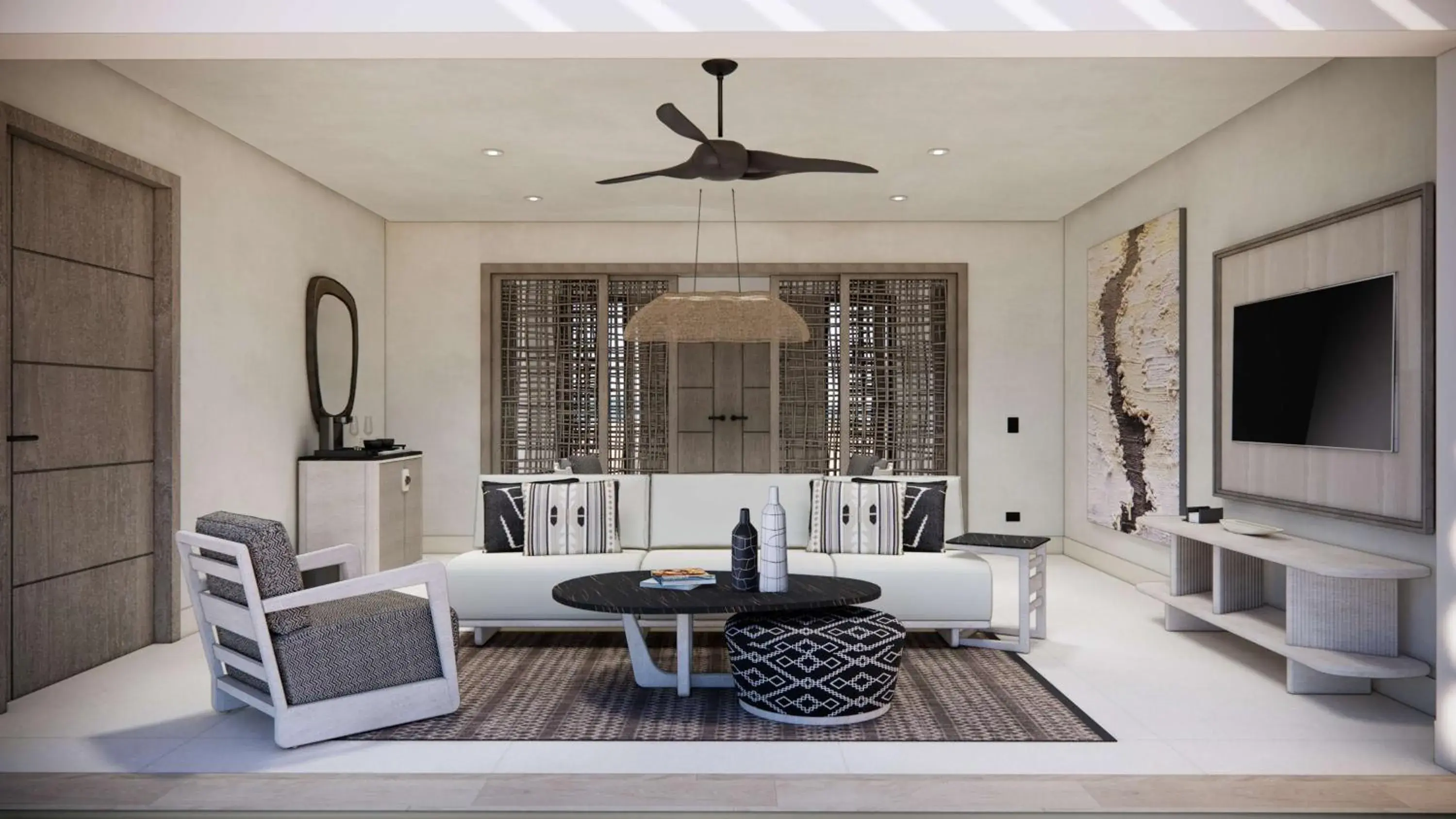 Living room in Zemi Miches Punta Cana All-Inclusive Resort, Curio by Hilton Living room in Zemi Miches Punta Cana All-Inclusive Resort, Curio by Hilton