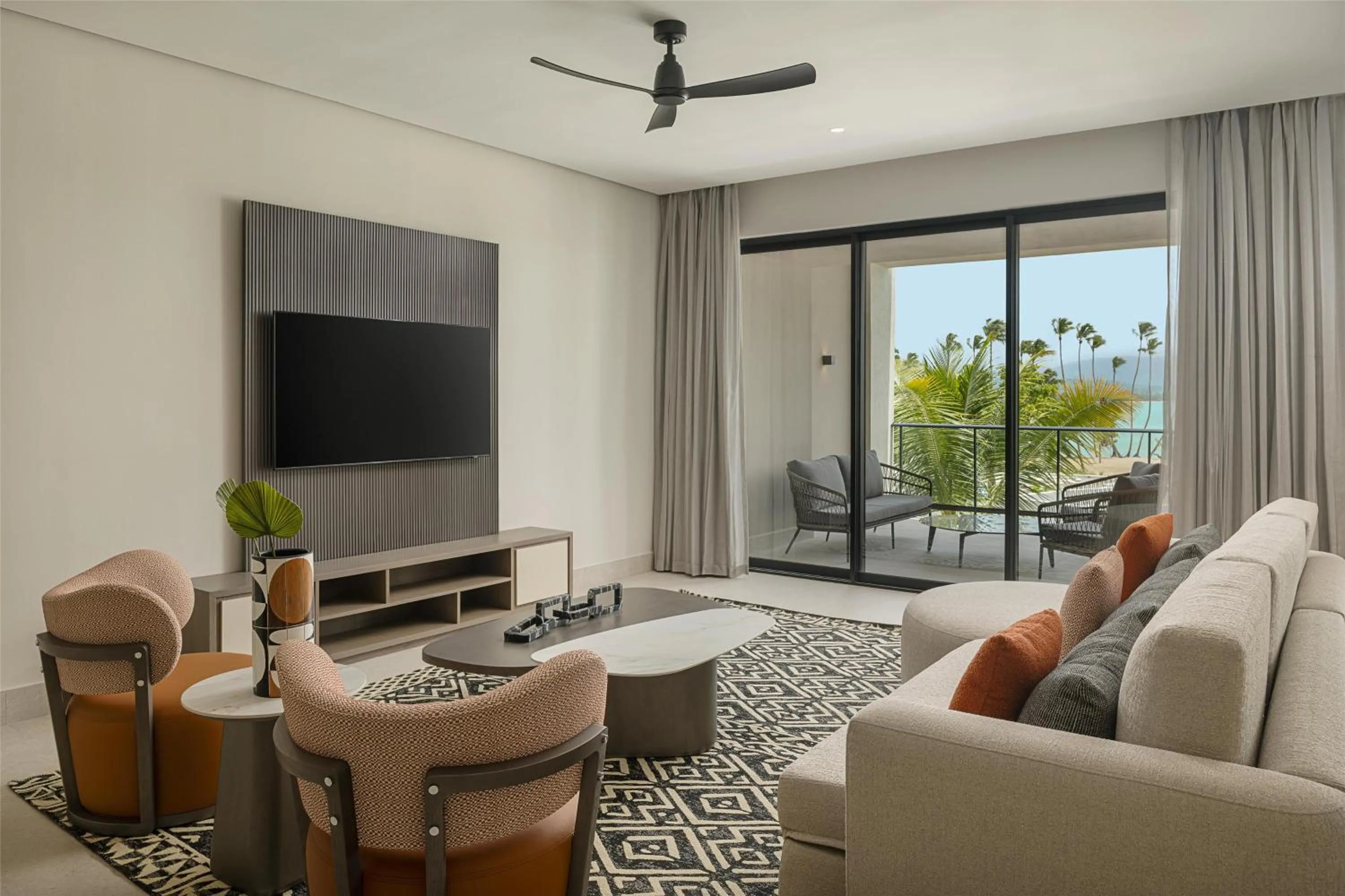 Living room in Zemi Miches Punta Cana All-Inclusive Resort, Curio by Hilton