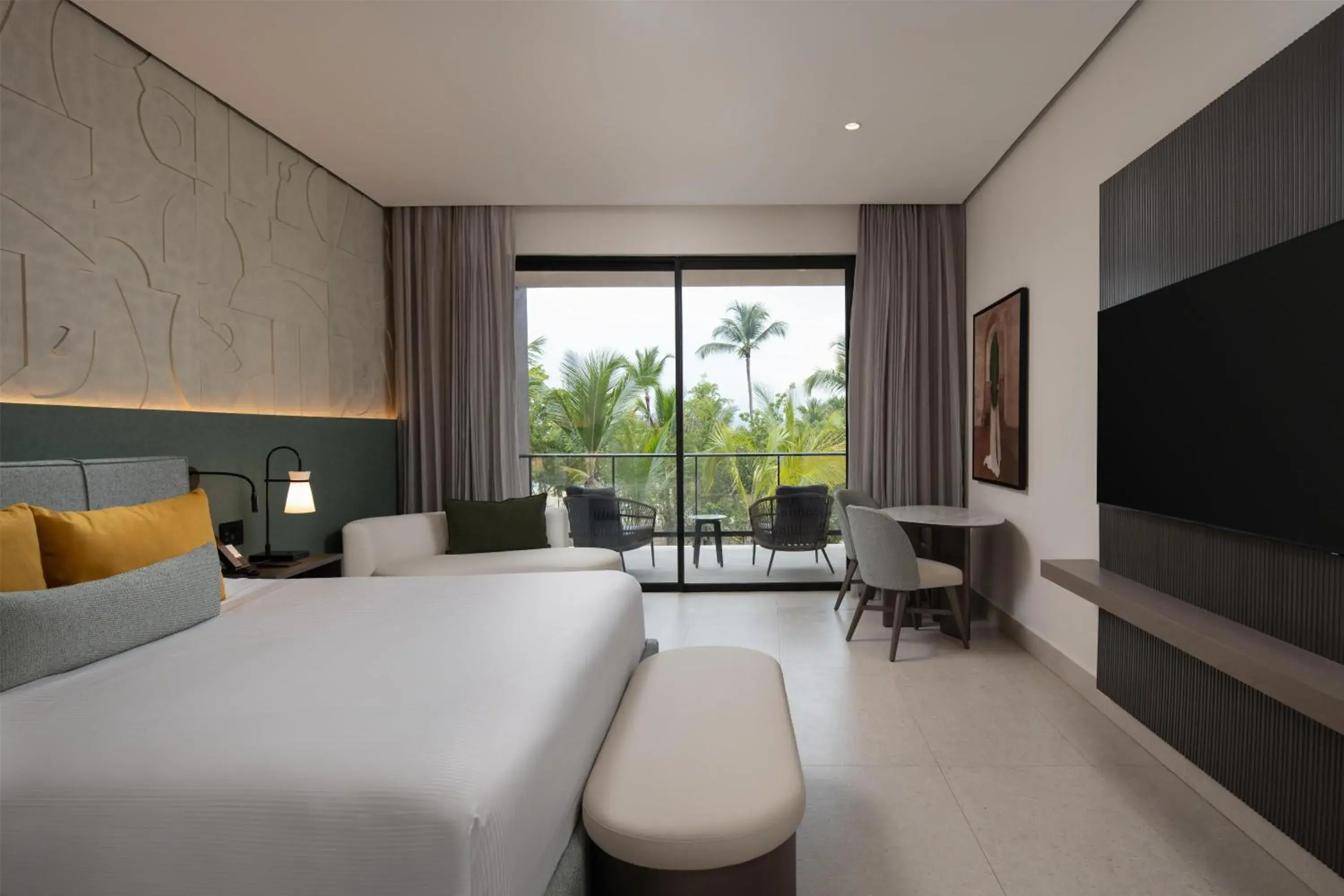 Living room, Bed in Zemi Miches Punta Cana All-Inclusive Resort, Curio by Hilton Living room, Bed in Zemi Miches Punta Cana All-Inclusive Resort, Curio by Hilton