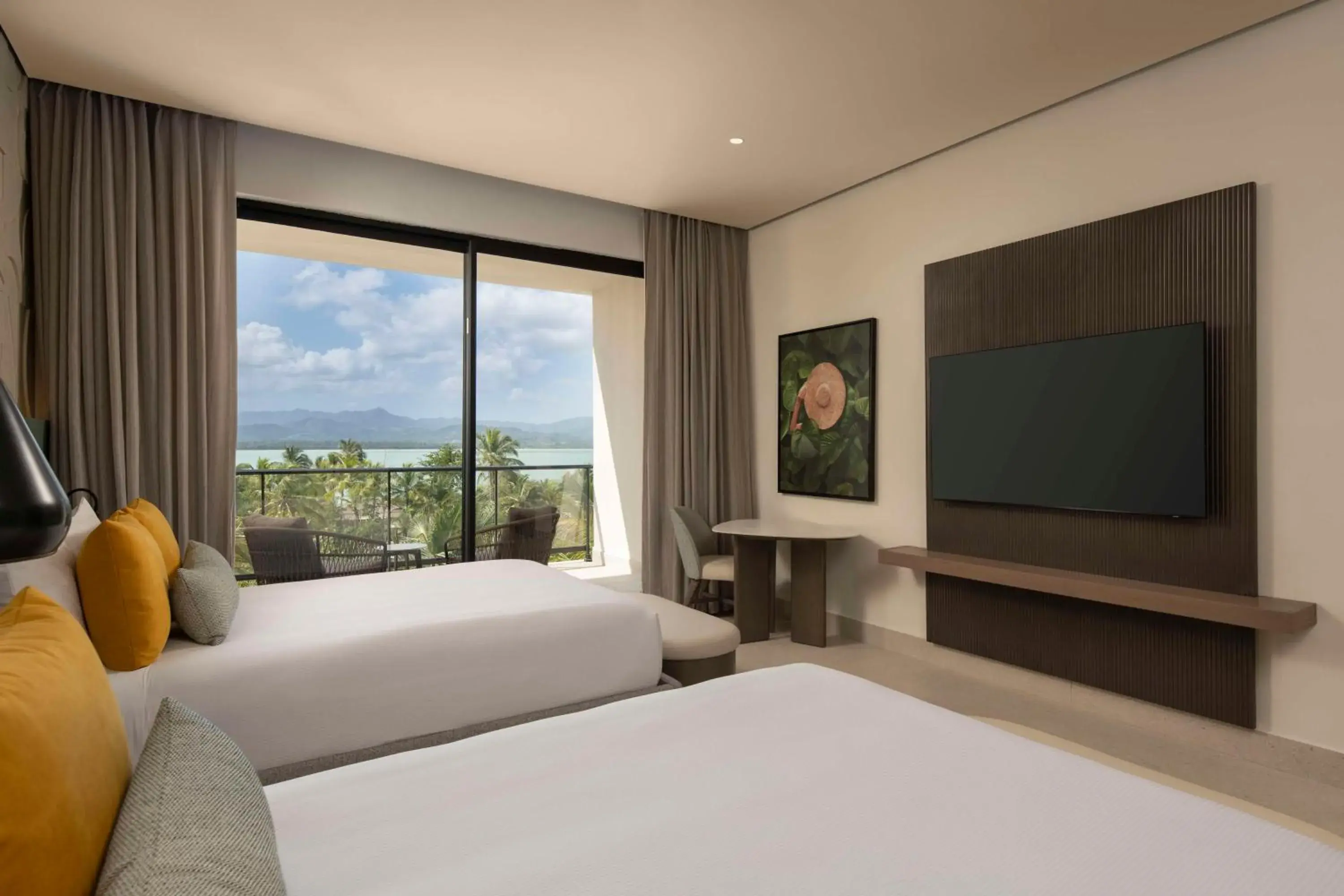 Queen Room with Two Queen Beds and Partial Ocean View - single occupancy in Zemi Miches Punta Cana All-Inclusive Resort, Curio by Hilton Queen Room with Two Queen Beds and Partial Ocean View - single occupancy in Zemi Miches Punta Cana All-Inclusive Resort, Curio by Hilton