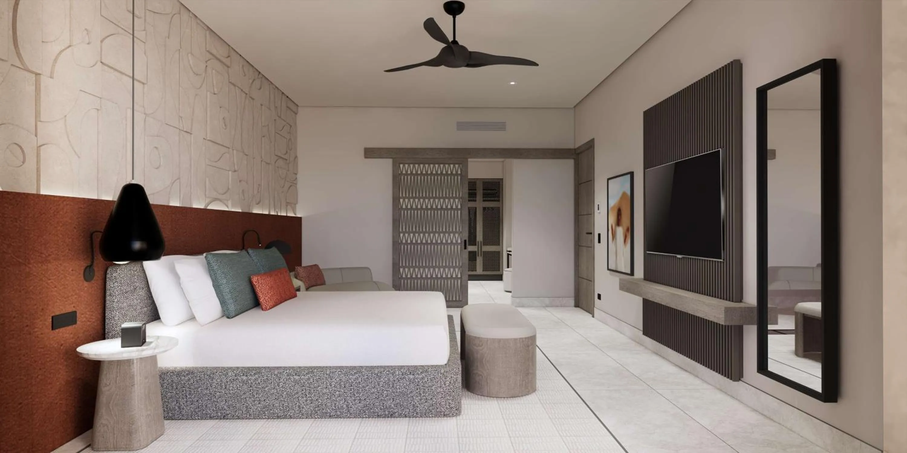 One-Bedroom King Suite with Partial Ocean View - single occupancy in Zemi Miches Punta Cana All-Inclusive Resort, Curio by Hilton