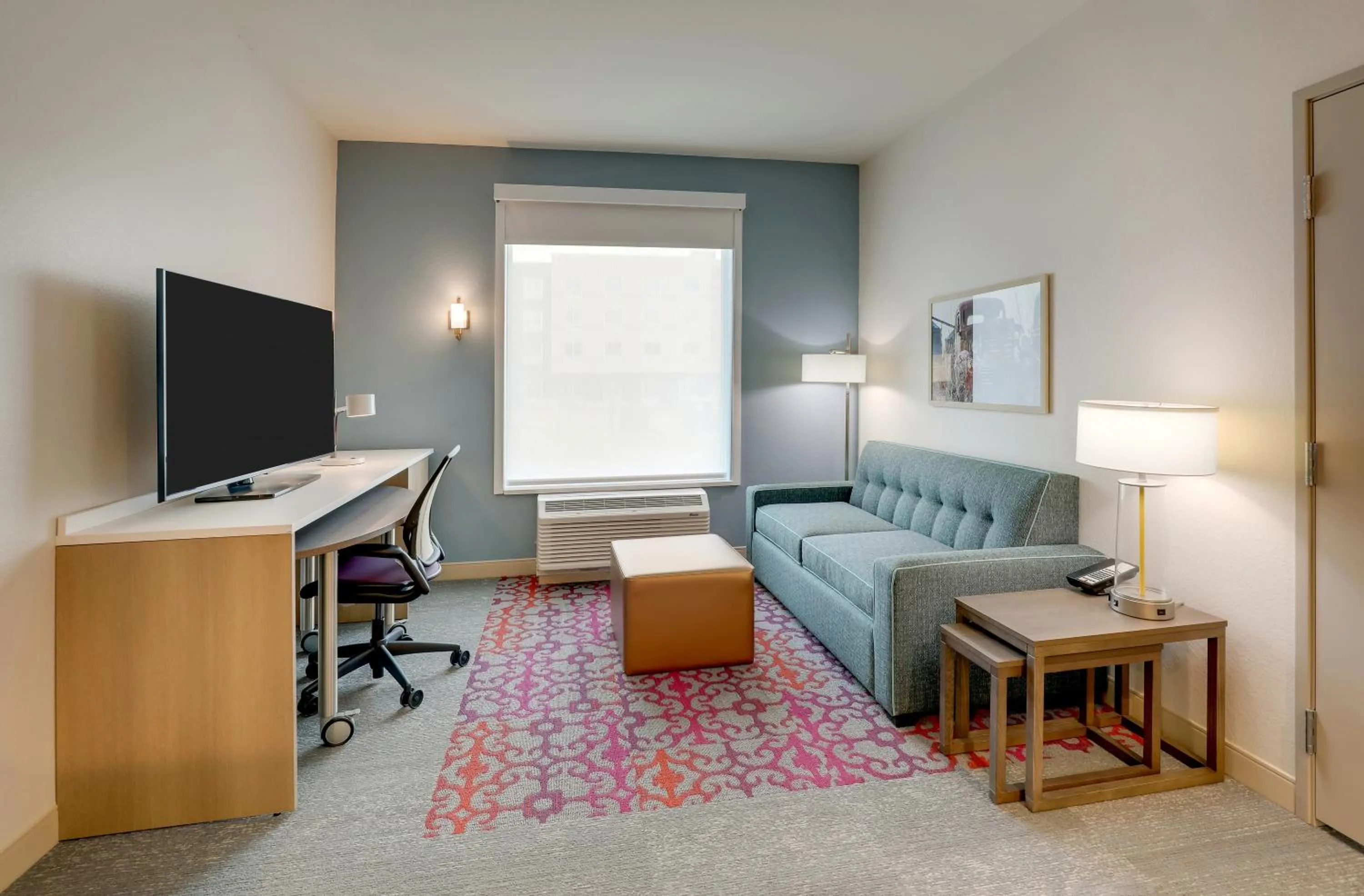 Seating area in Home2 Suites By Hilton Sanford