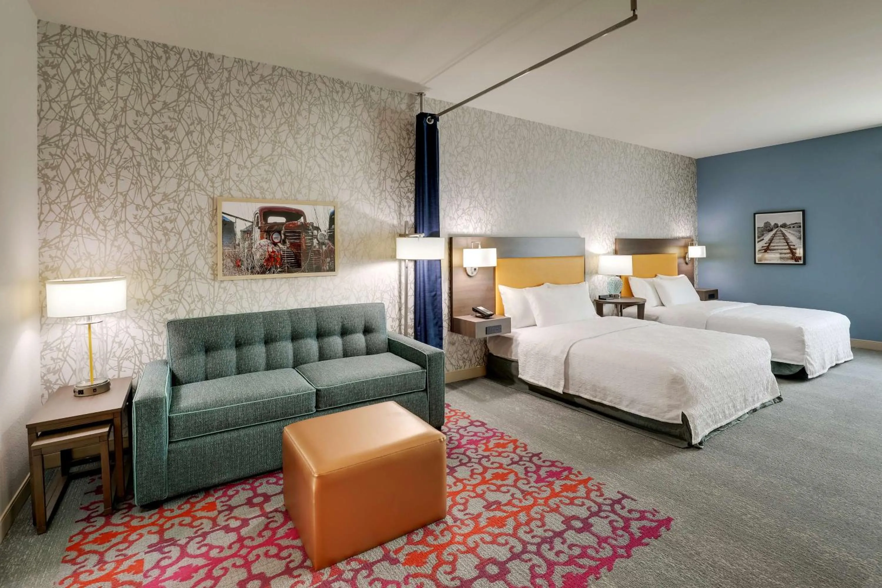 Bed in Home2 Suites By Hilton Sanford