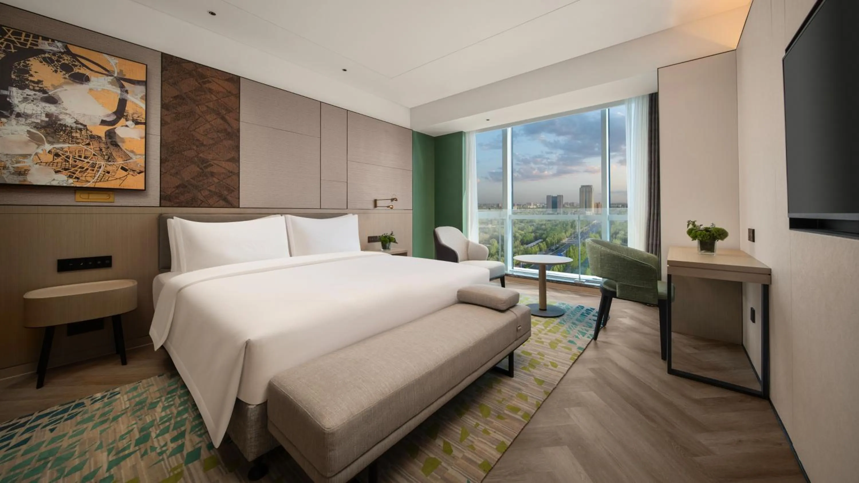 Bedroom, Bed in Holiday Inn Shijiazhuang High-tech Zone by IHG