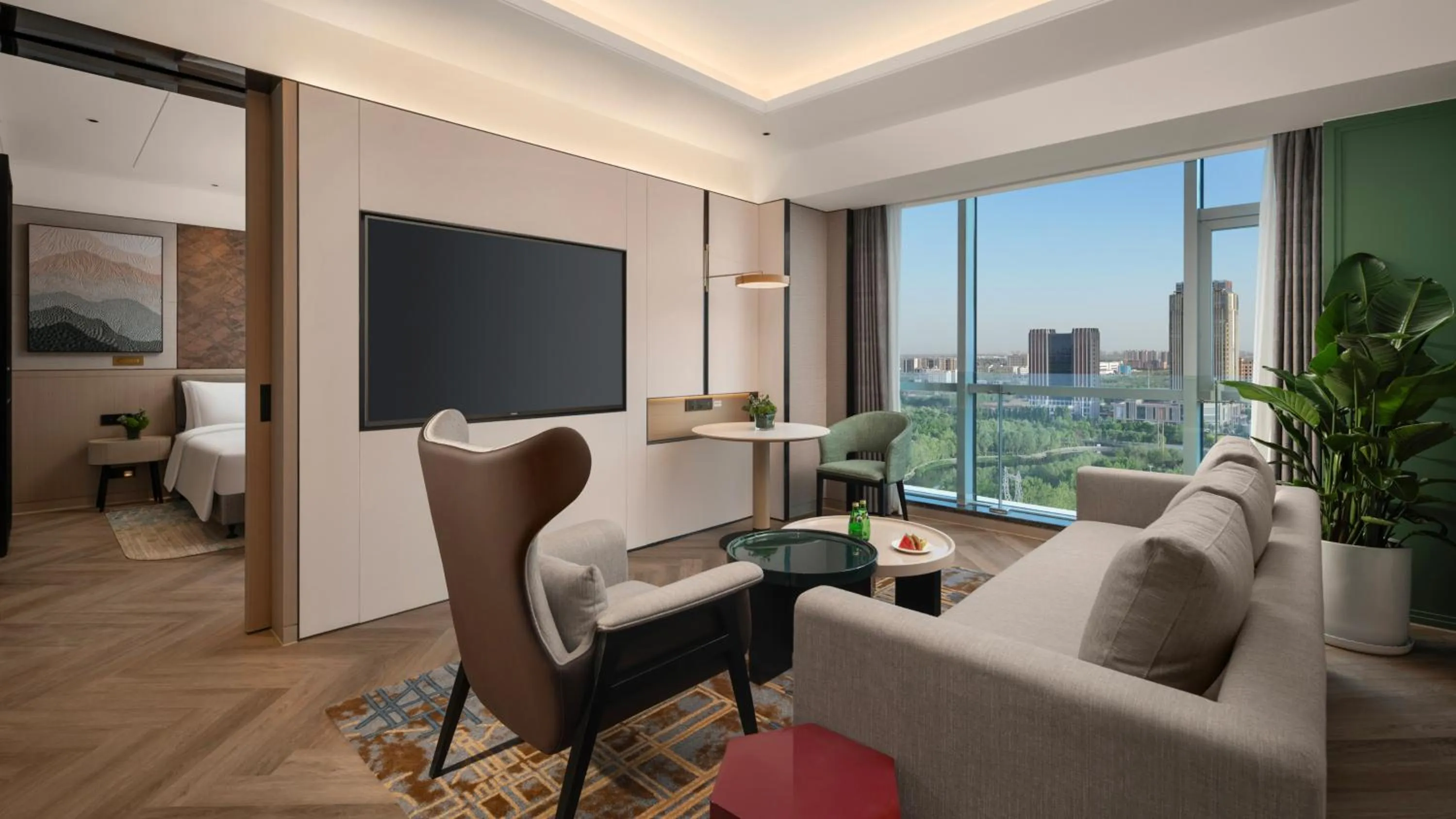 Living room in Holiday Inn Shijiazhuang High-tech Zone by IHG