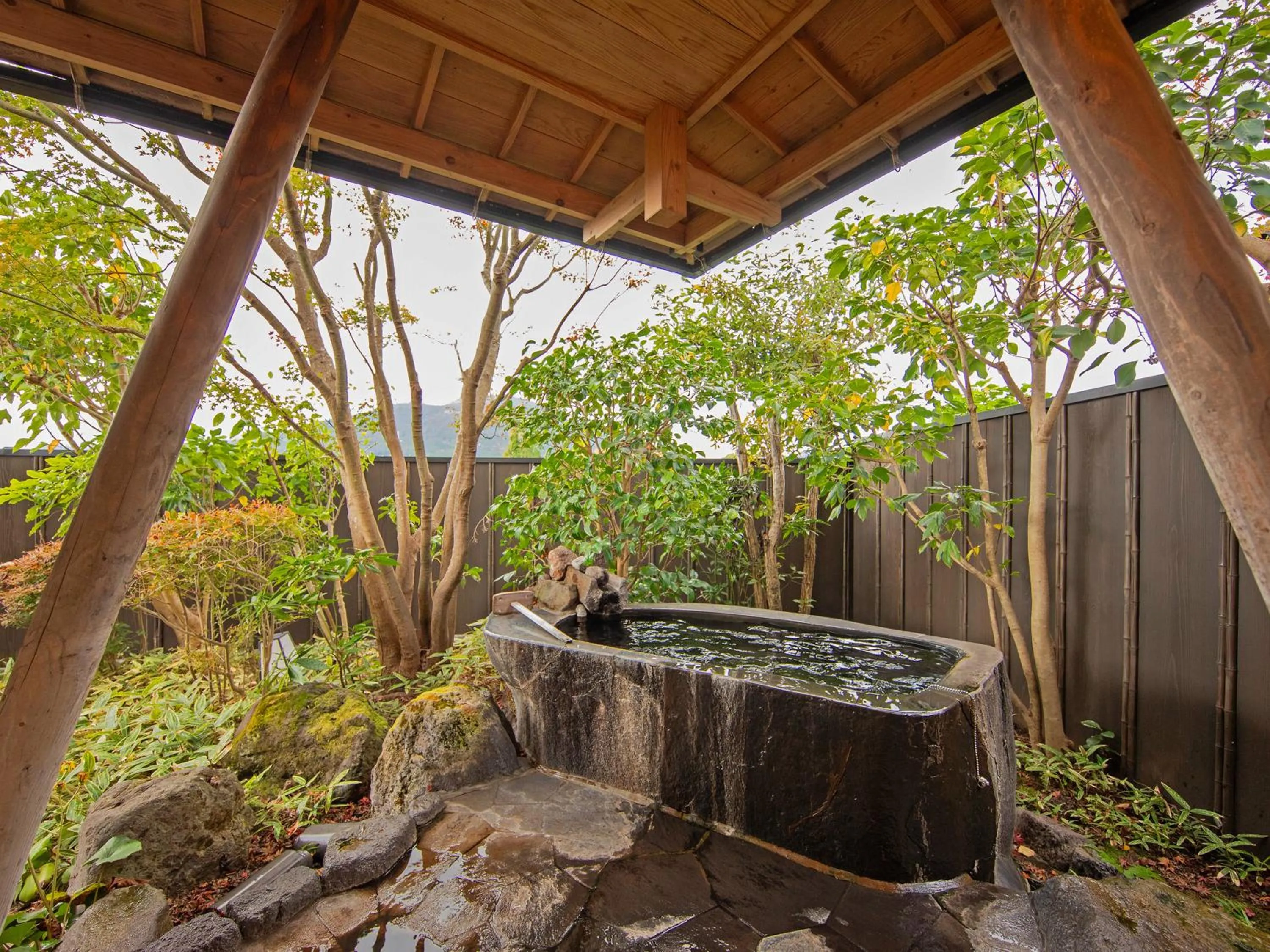 Bathroom in Yufuin Onsen Ryokan Hananomai