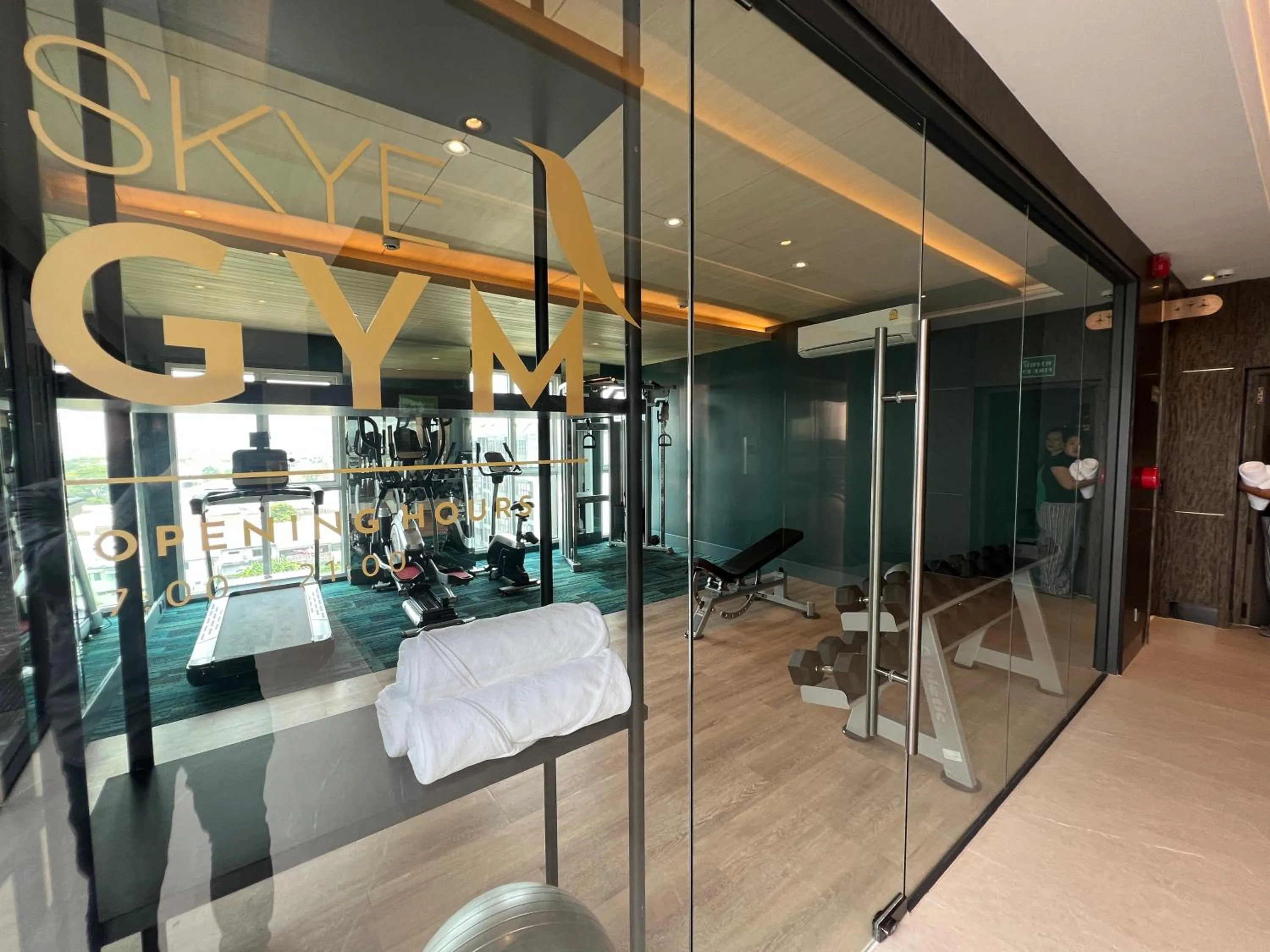 Fitness centre/facilities in ARNI Skye Hotel