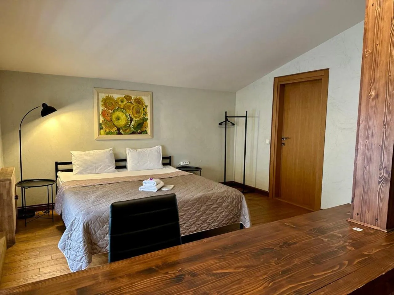 Bed in NeboS Hotel & Restaurant