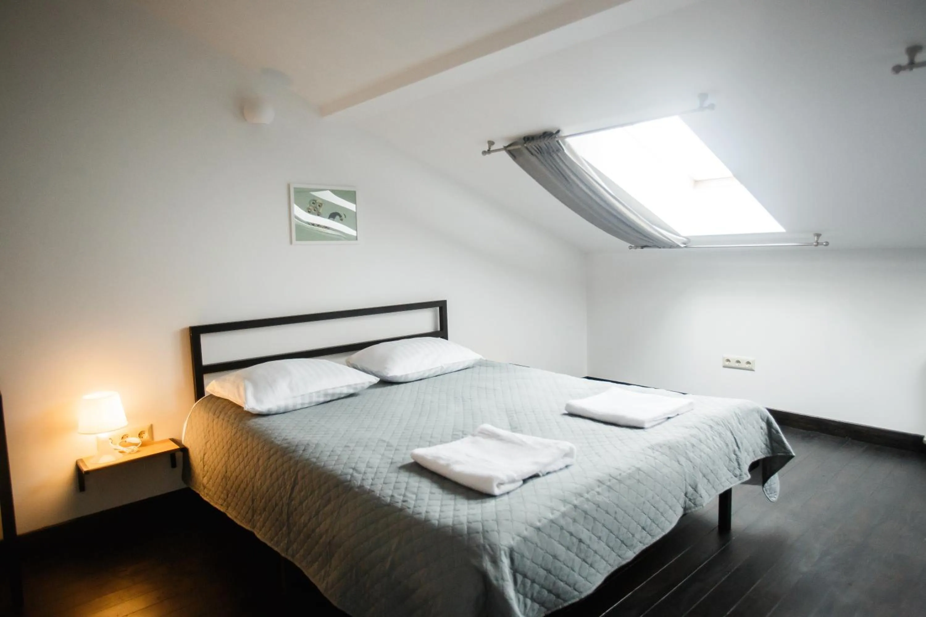 Bed in NeboS Hotel & Restaurant