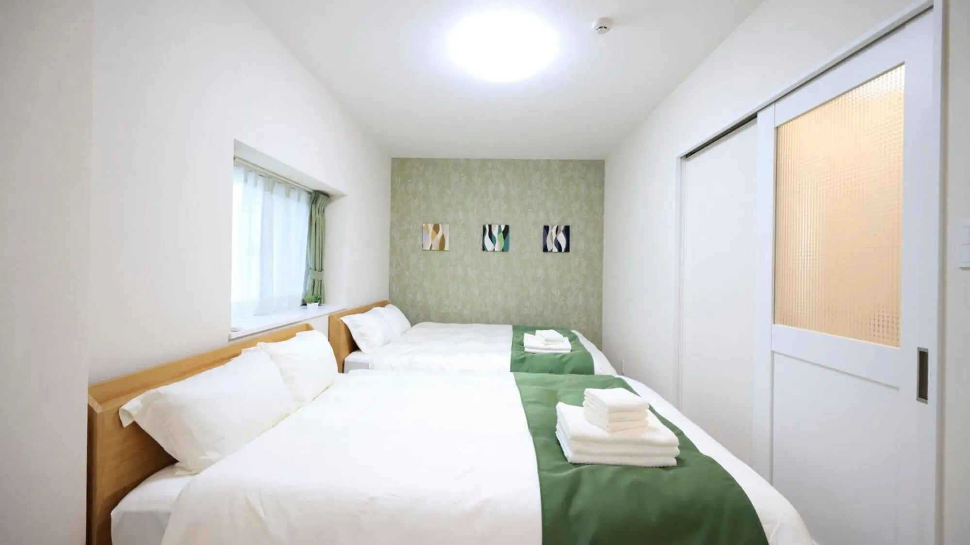 Bed in Crice Hotel Ishigakijima