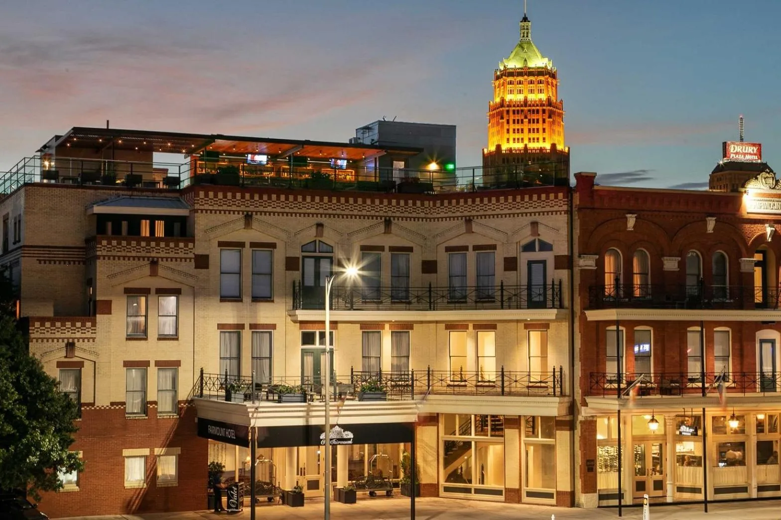 Property building in Fairmount Hotel