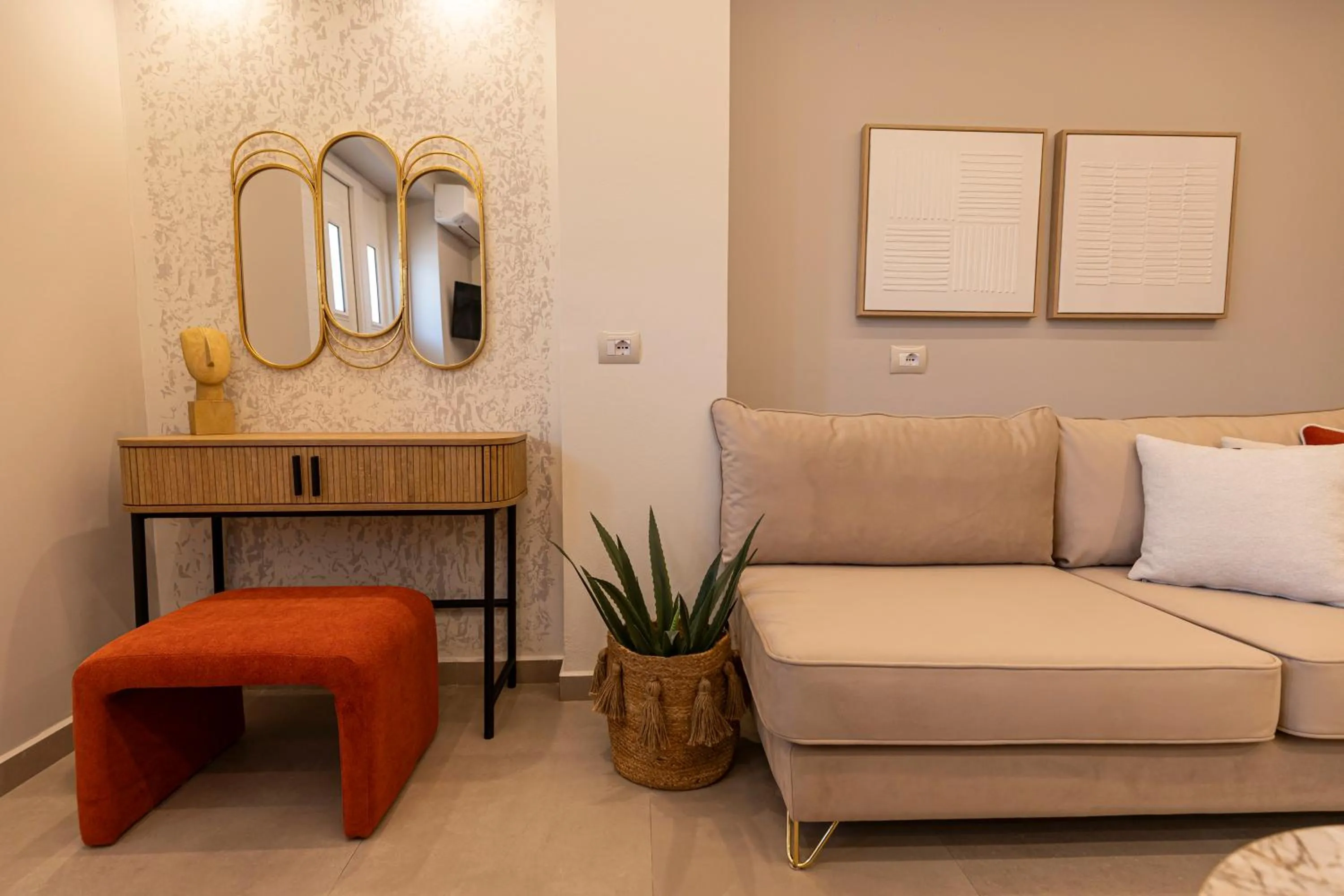 Living room in Vila Murati