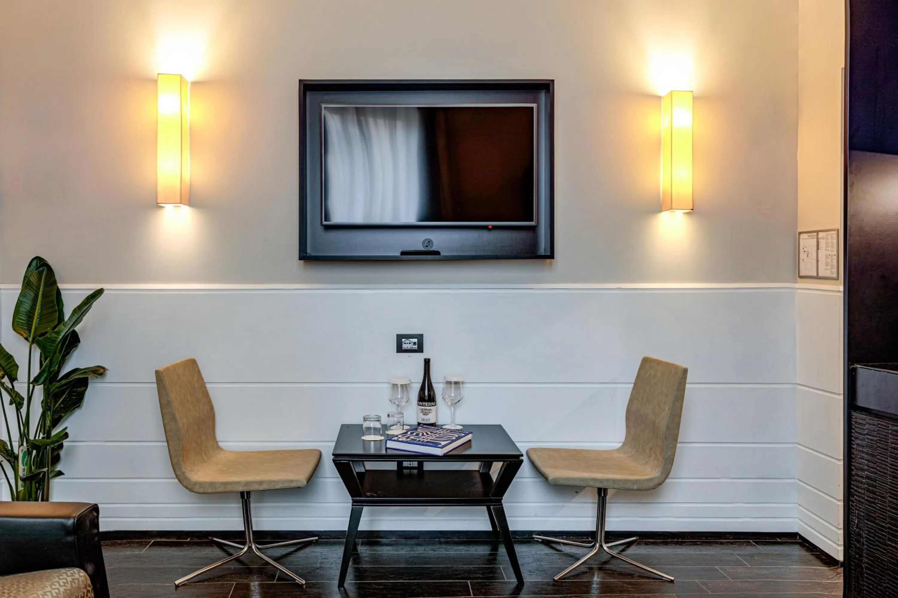 Seating area in The Independent Suites
