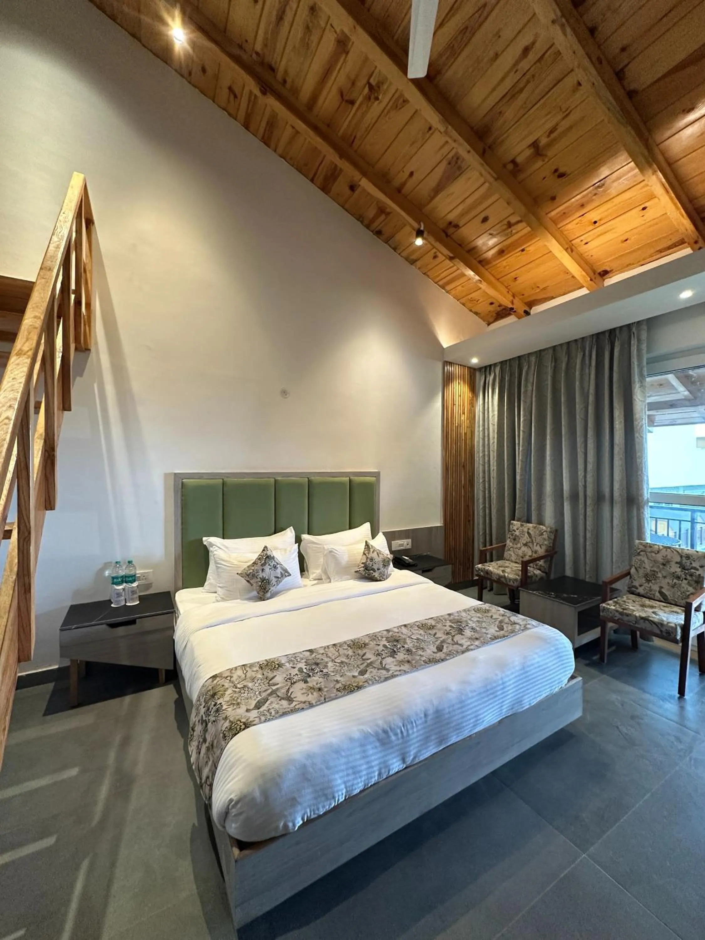 Bed in Evara Spa & Resort