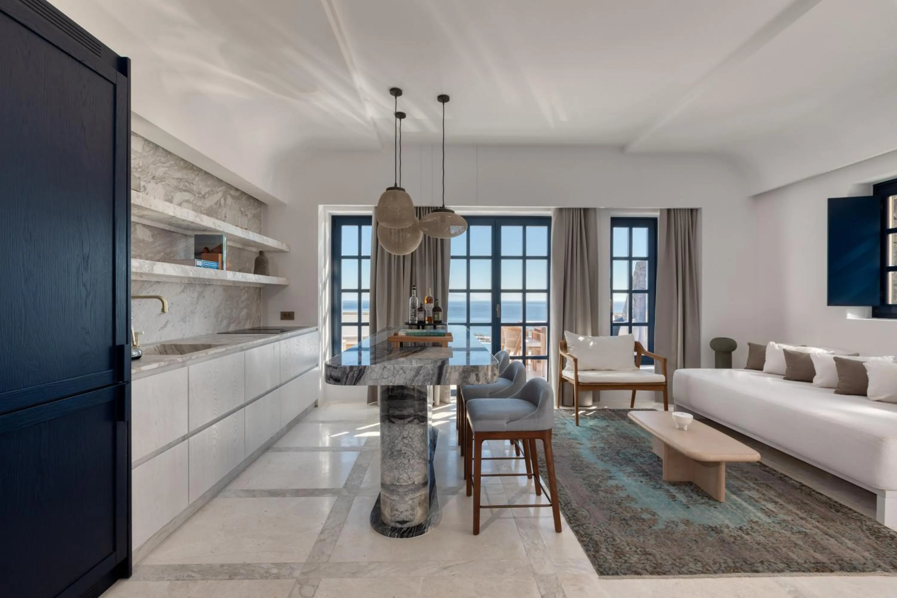 Living room, Bed in Sandblu Resort