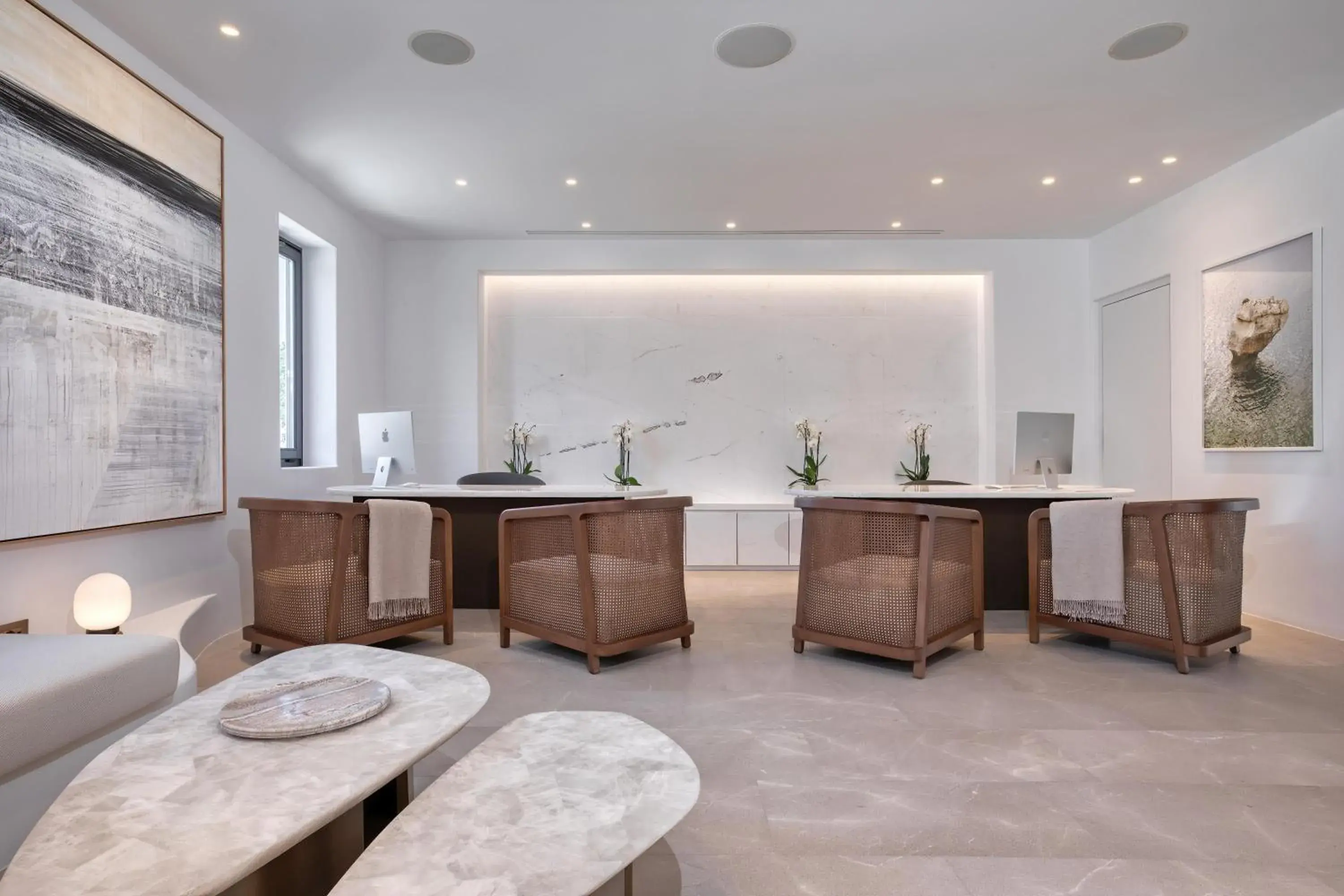 Lobby or reception in Sandblu Santorini, LXR Hotels & Resorts Lobby or reception in Sandblu Santorini, LXR Hotels & Resorts