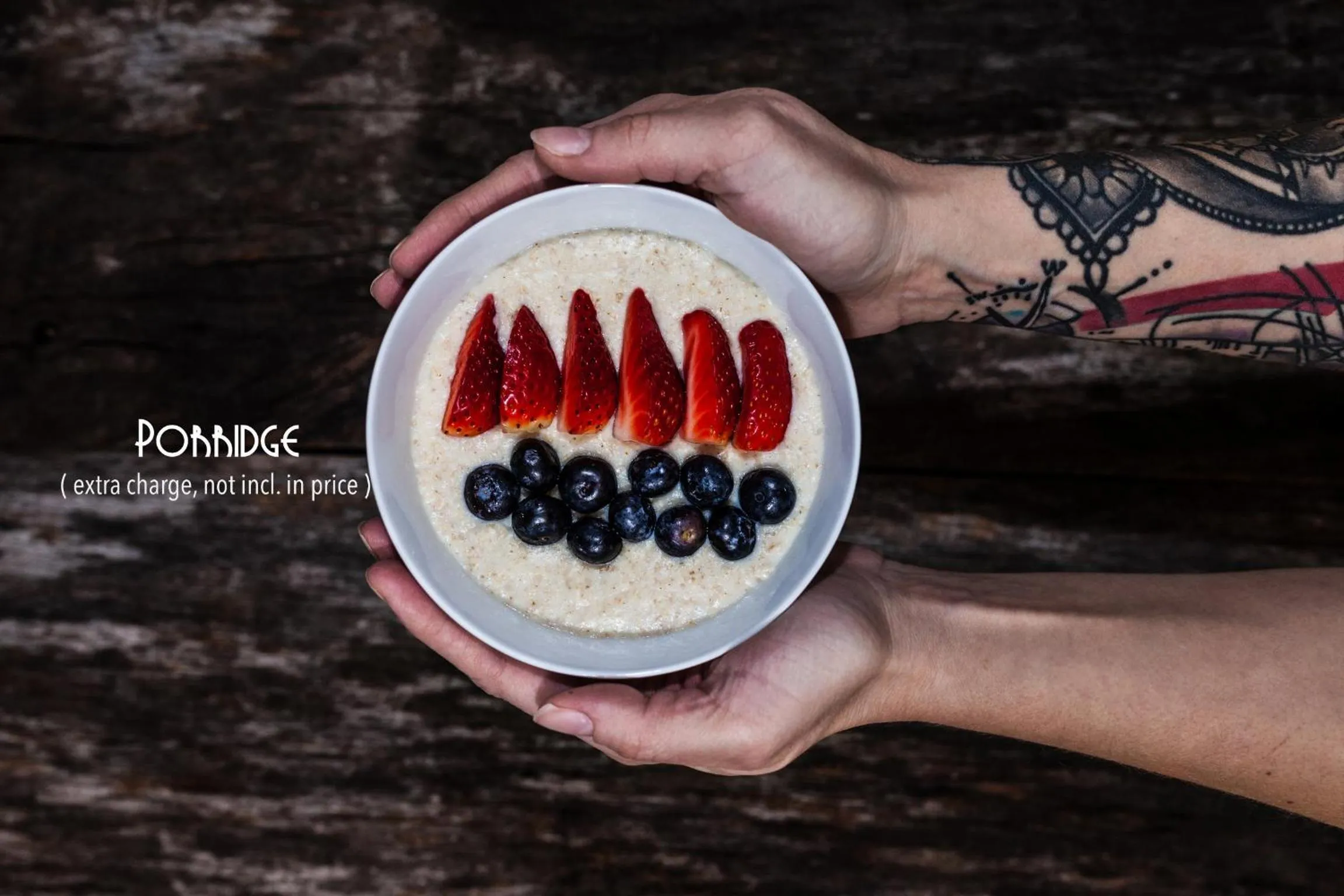 Food close-up in Antique House B&B