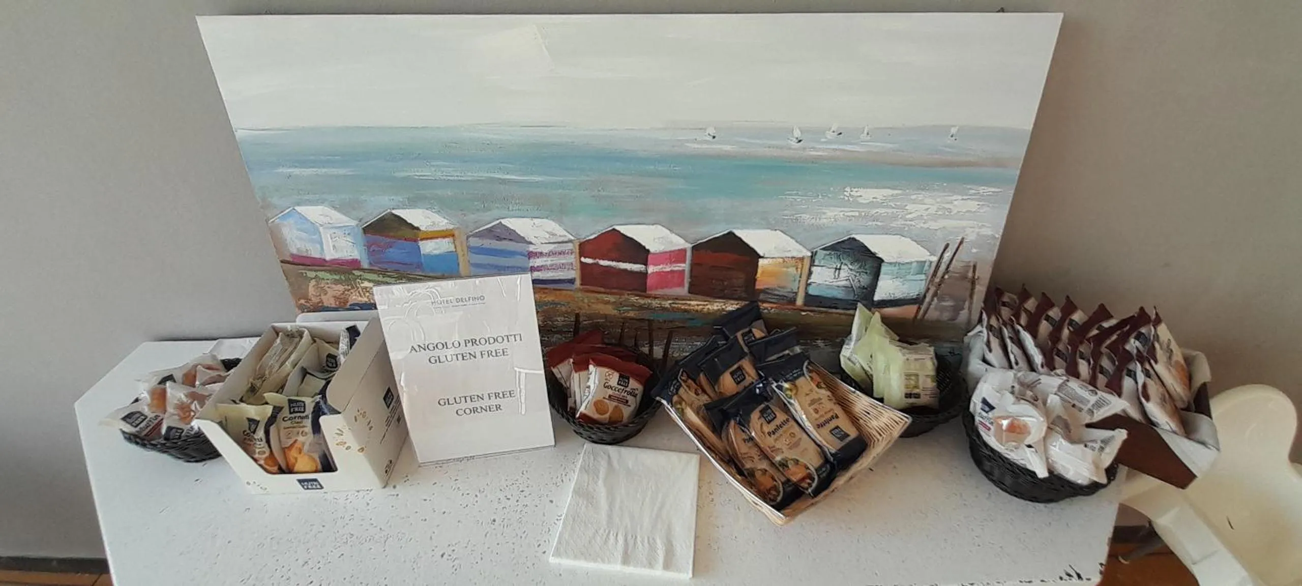 Food and drinks in Hotel Delfino