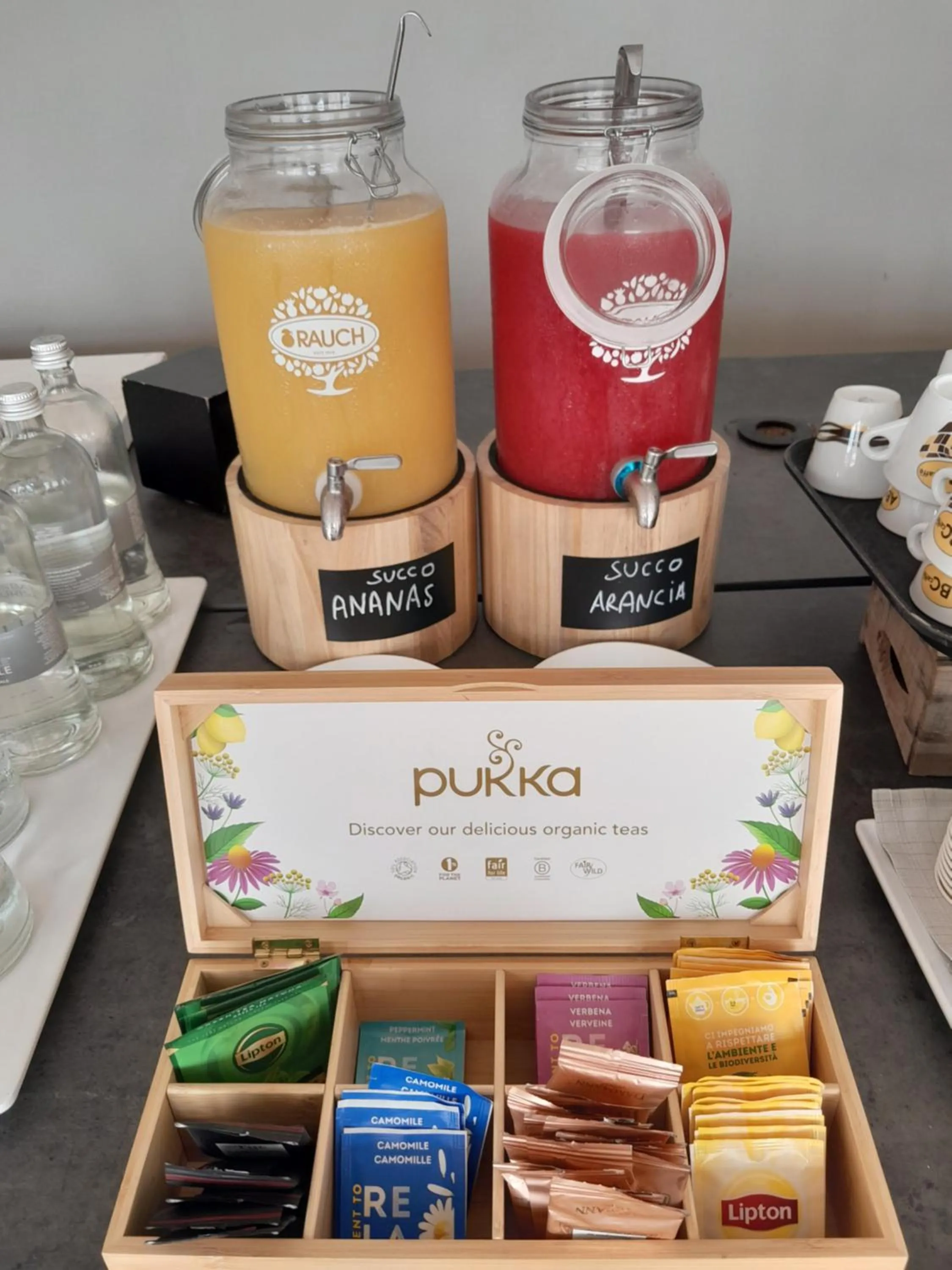 Food and drinks in Hotel Delfino