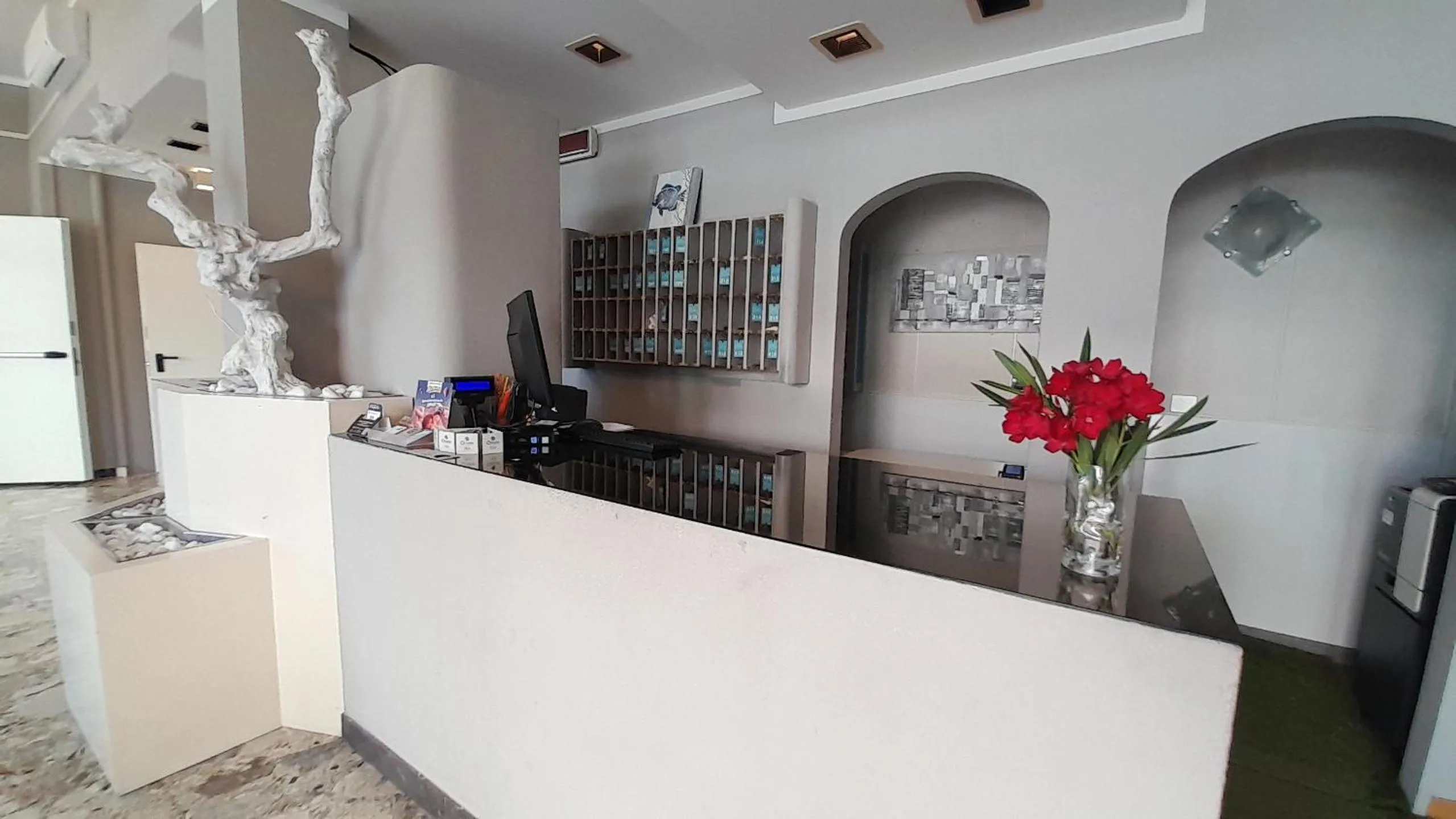 Lobby or reception in Hotel Delfino