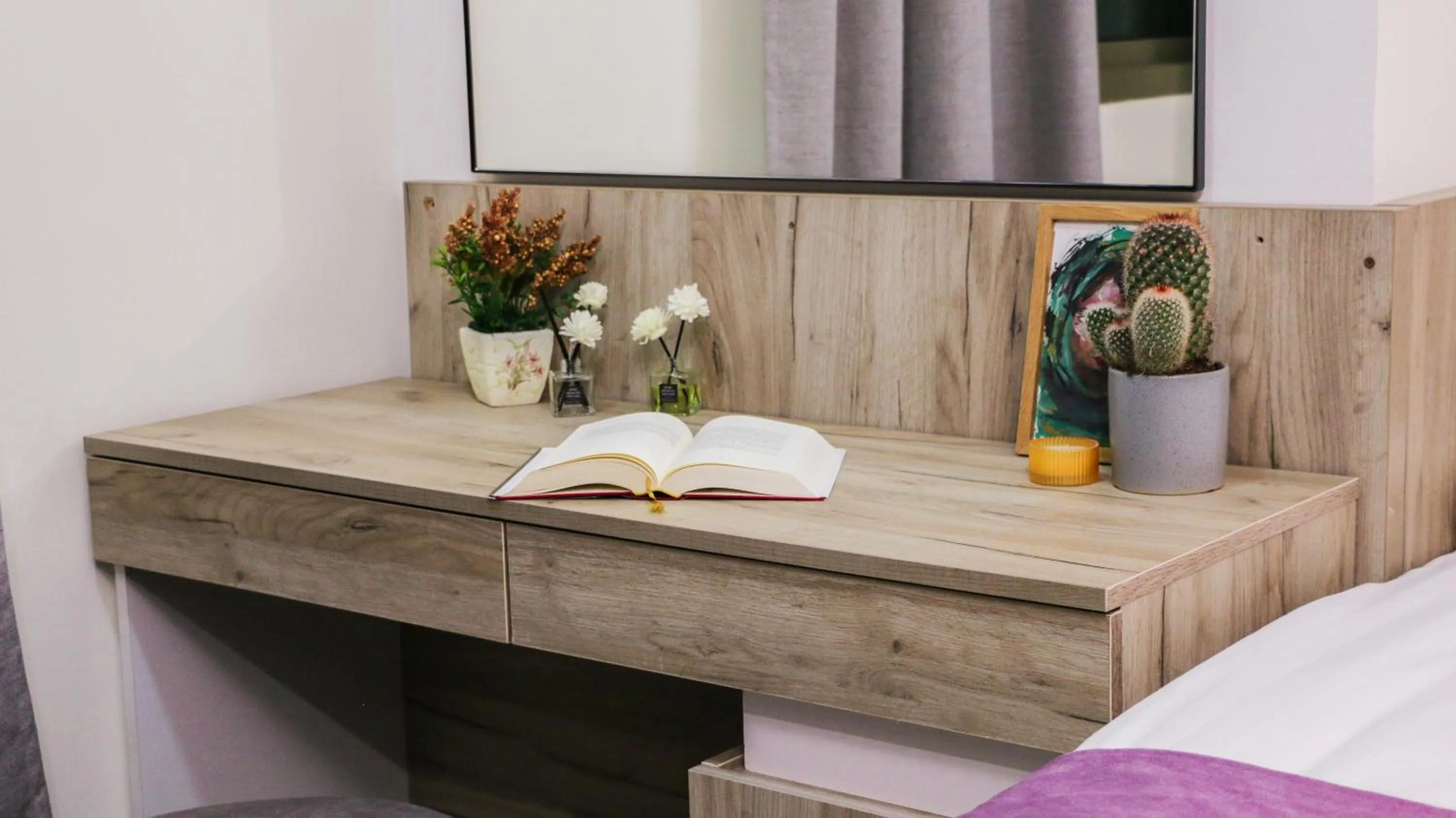 Bed in Tilia Hotel Beirut