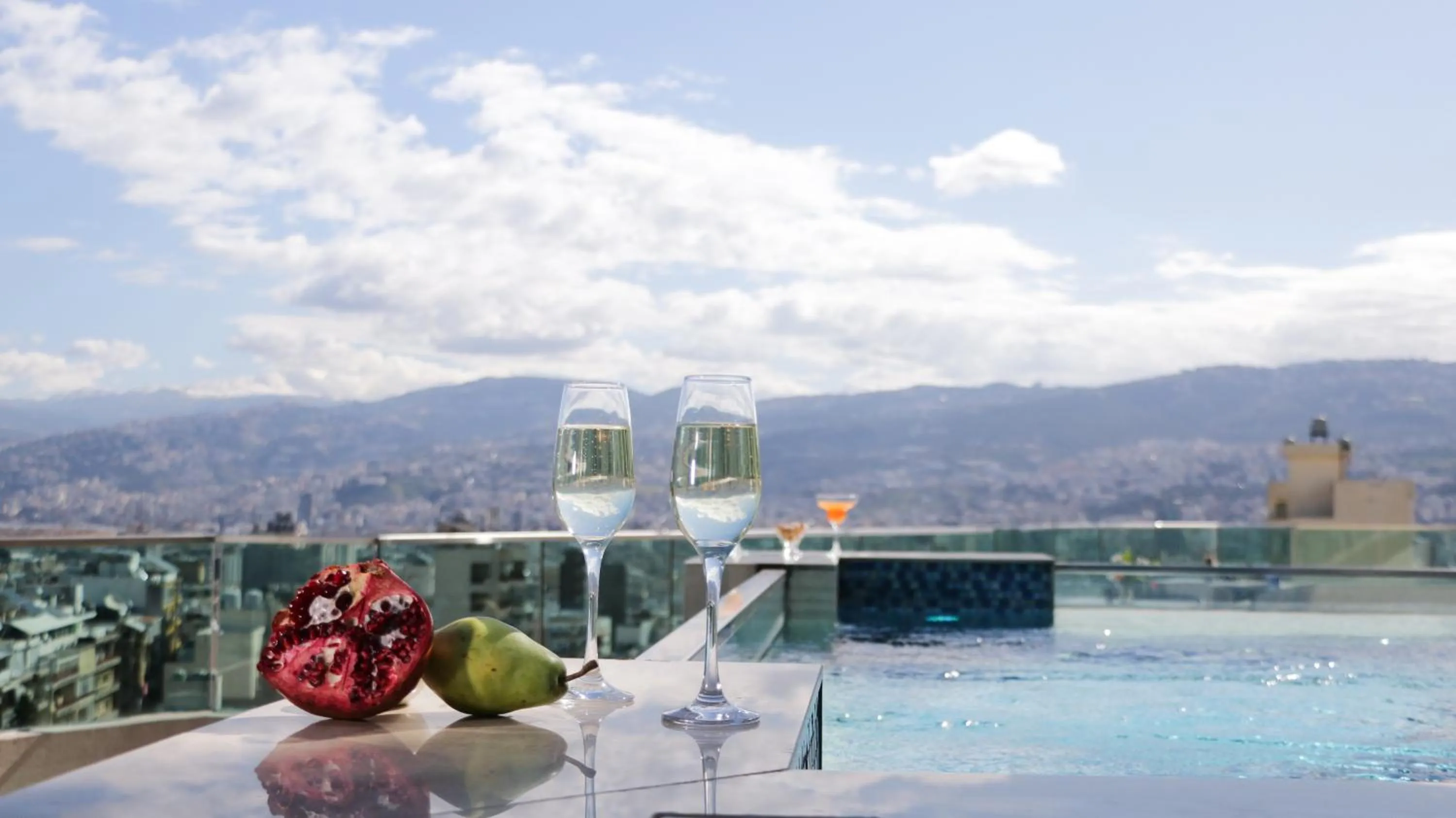 Swimming pool in Tilia Hotel Beirut