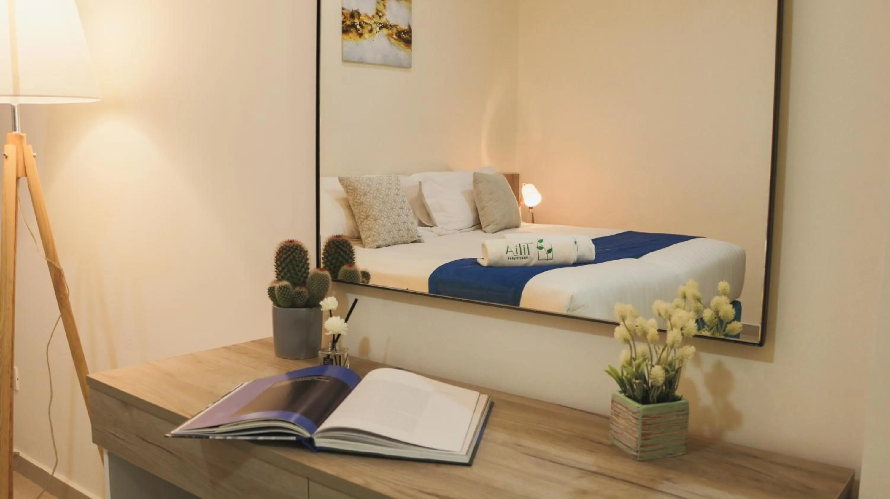 Bed in Tilia Hotel Beirut