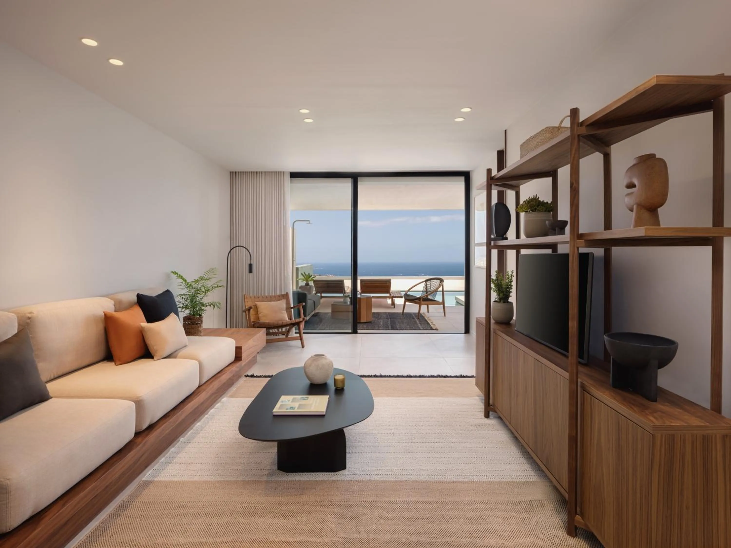 Living room in Royal Hideaway Corales Villas