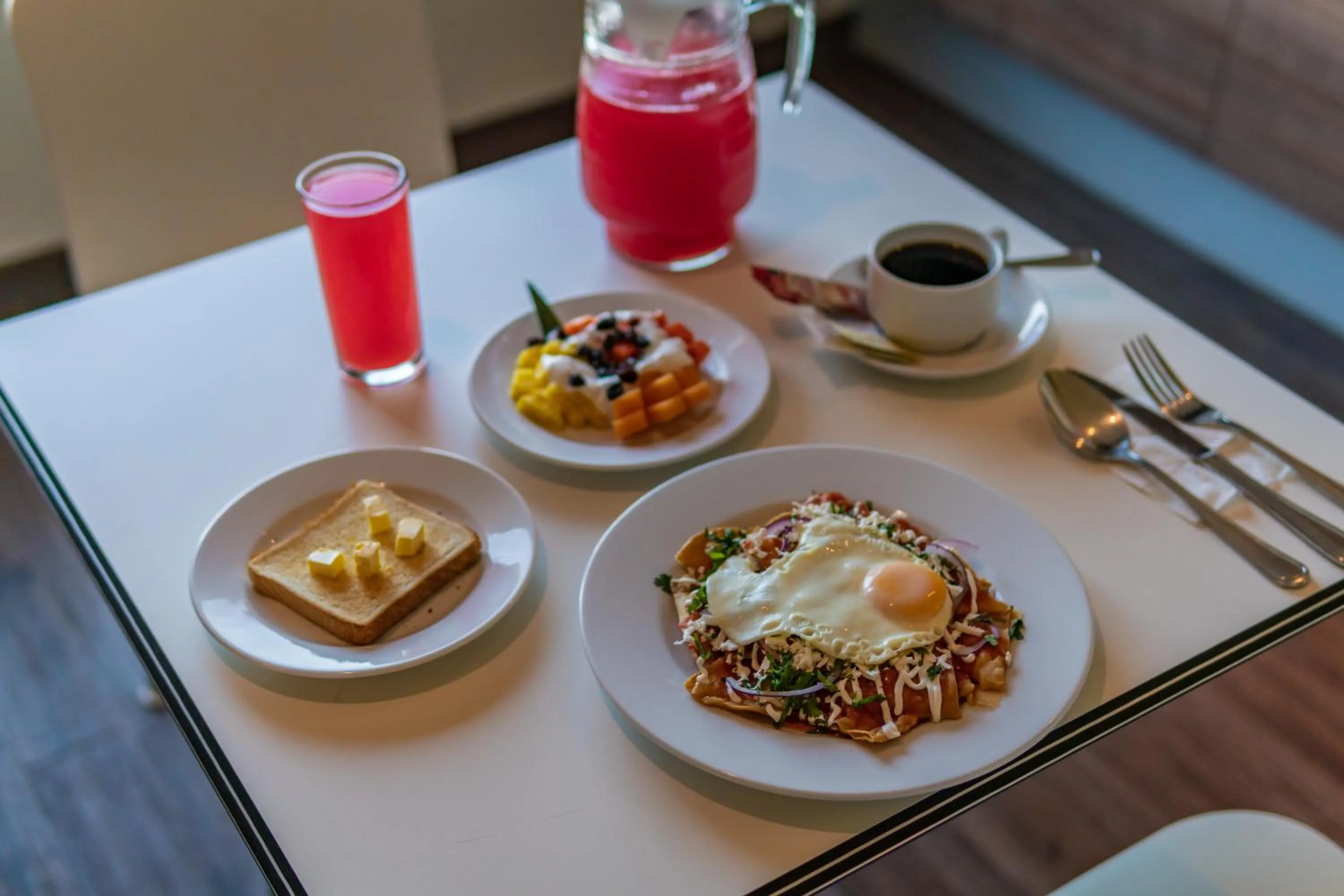 Breakfast in La Venta Inn Ciudad del Carmen