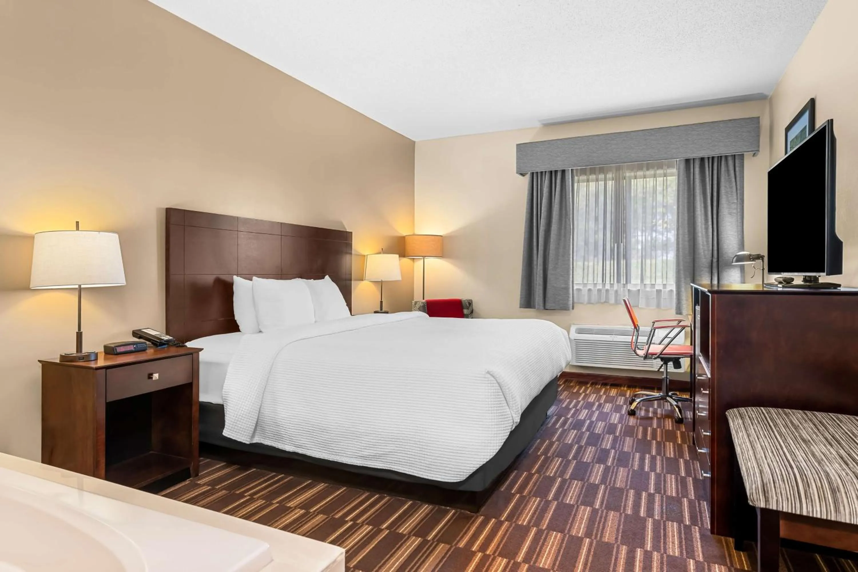 Photo of the whole room, Bed in Best Western University Inn