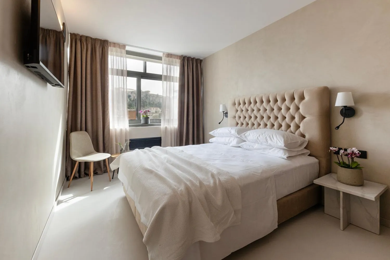 Bed in Regal Hotel Mitropoleos