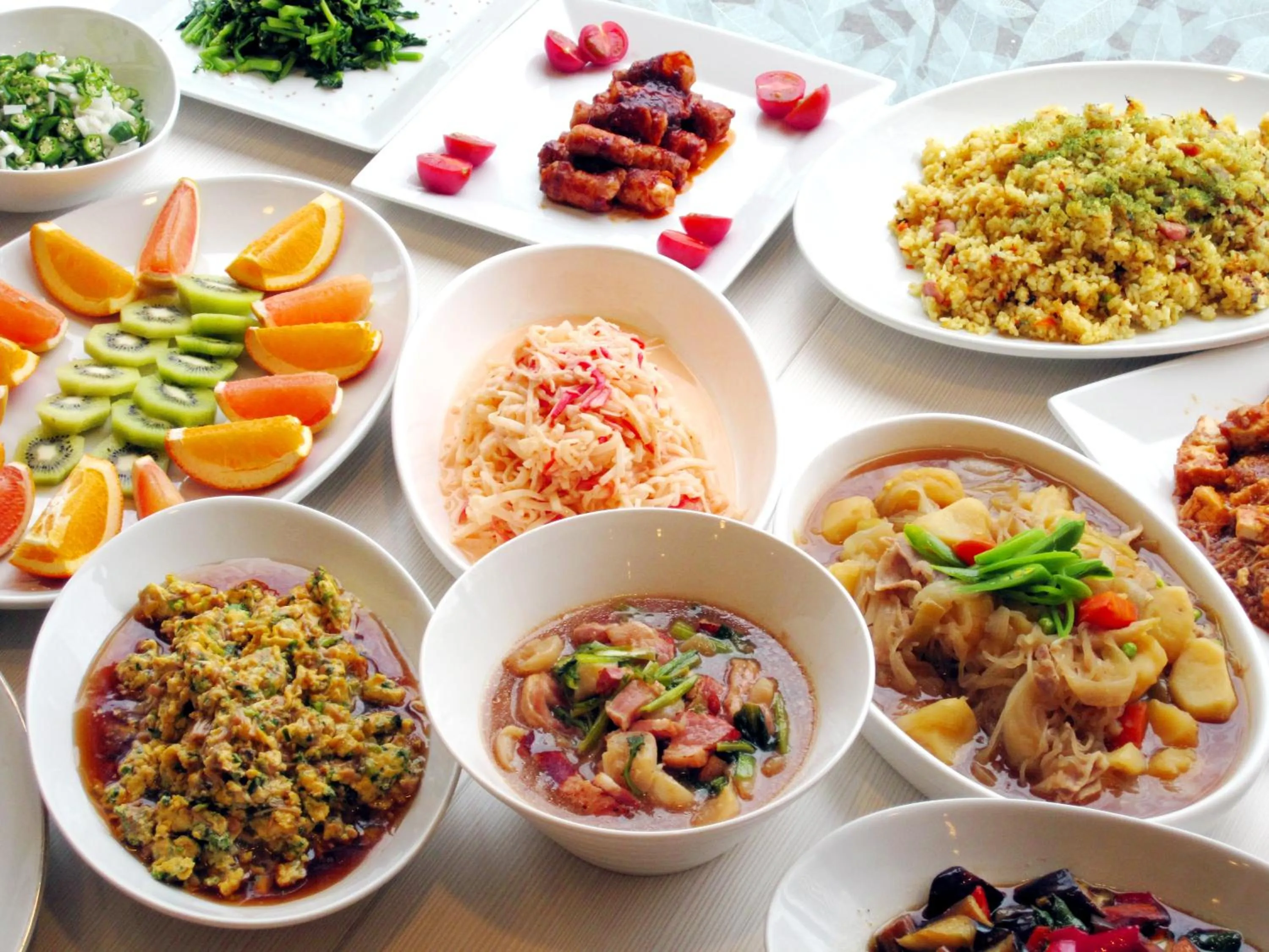 Food close-up in Hotel Green With