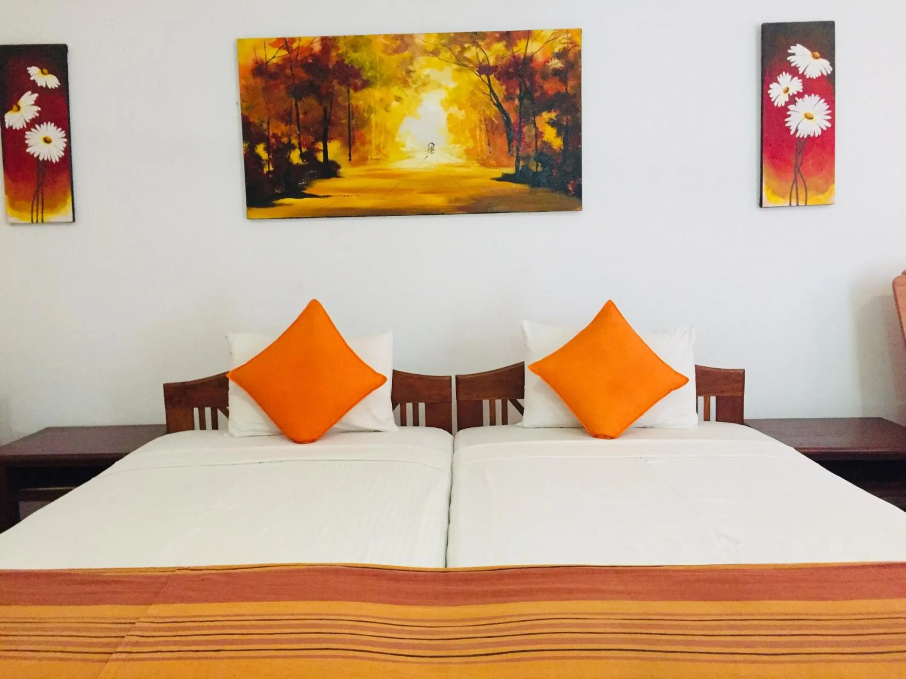 Bed in Hotel Sunflower