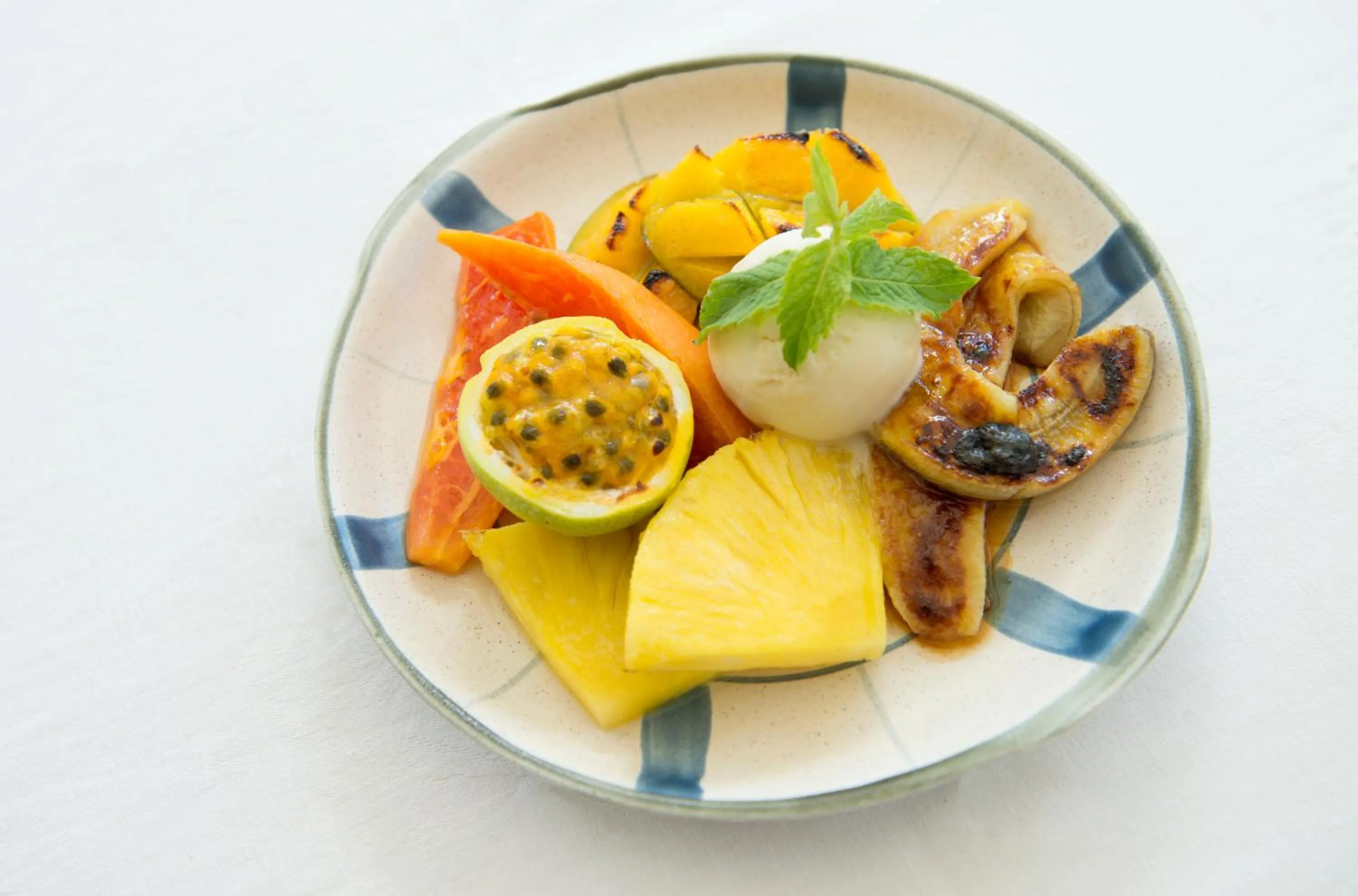Food close-up in Auberge d'Anse Boileau & Restaurant Chez Plume