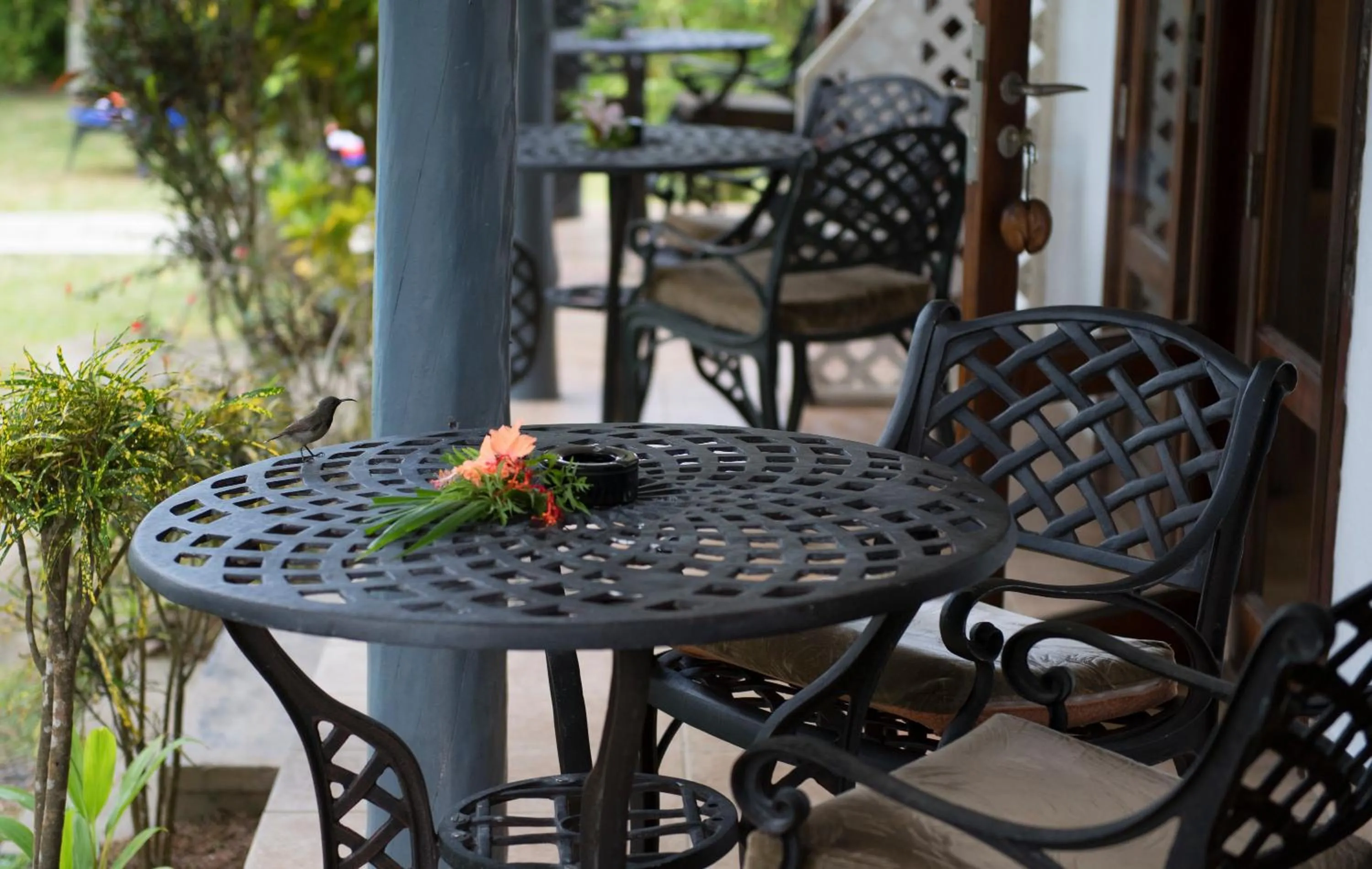Seating area in Auberge d'Anse Boileau & Restaurant Chez Plume