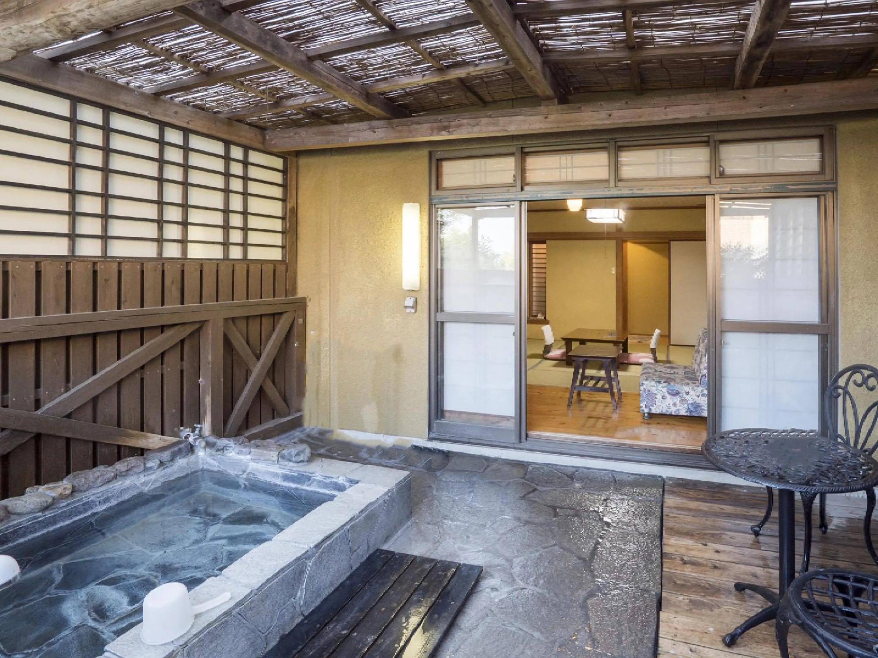 Open Air Bath in Hozanso Beppu