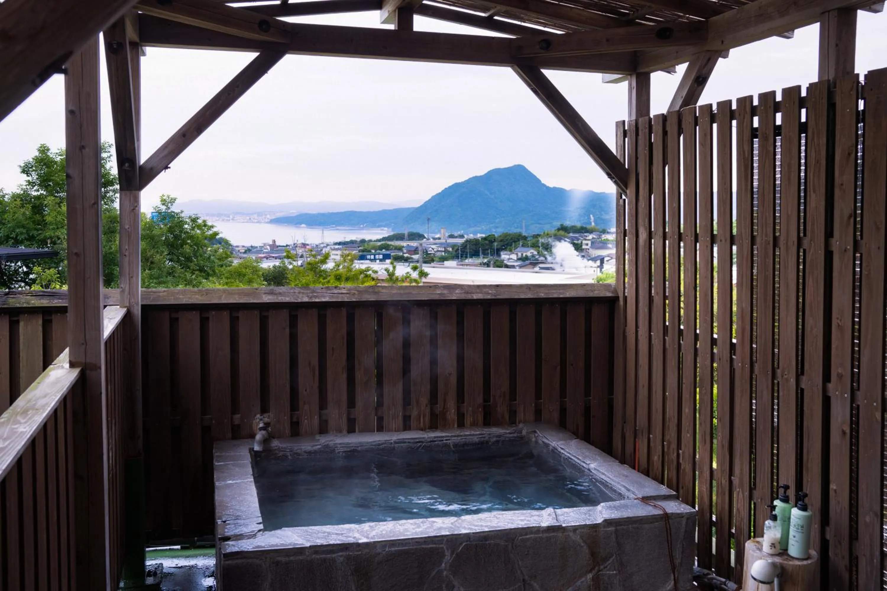 Open Air Bath in Hozanso Beppu