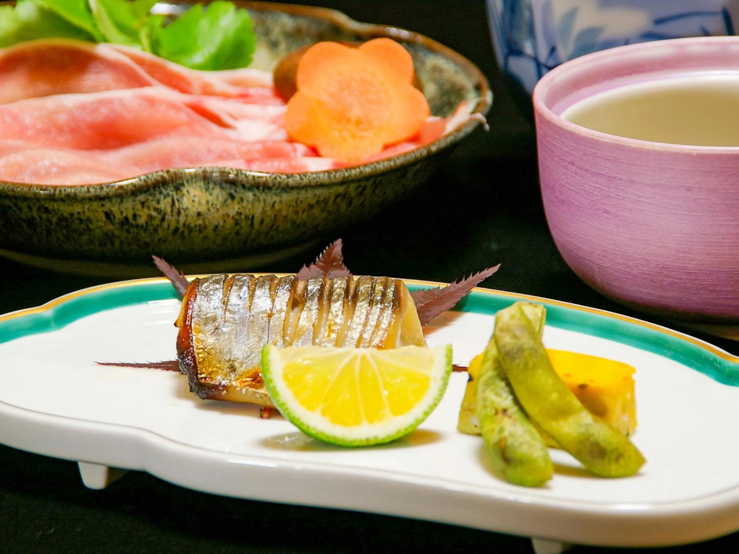 Food in Hozanso Beppu