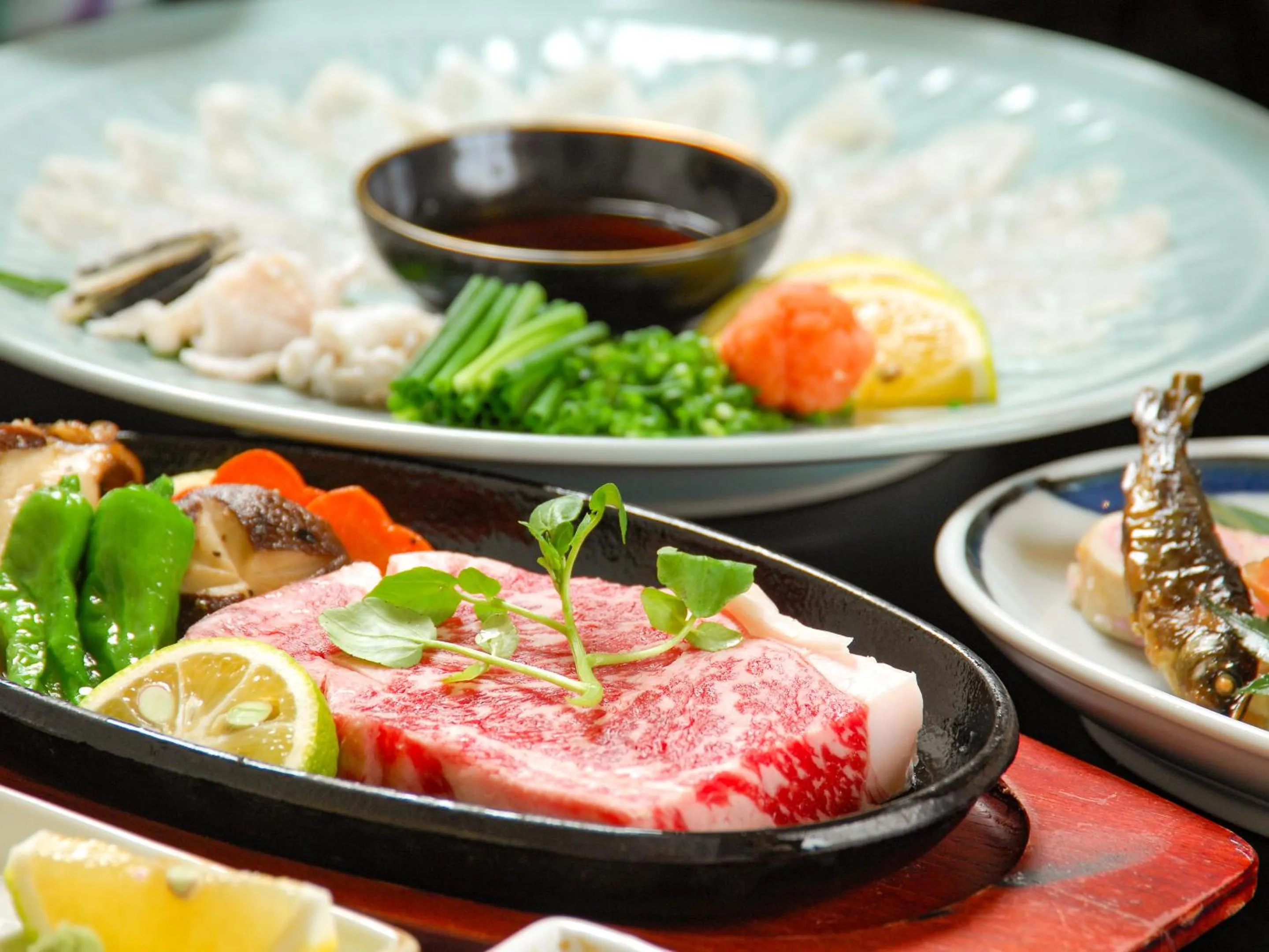 Food in Hozanso Beppu