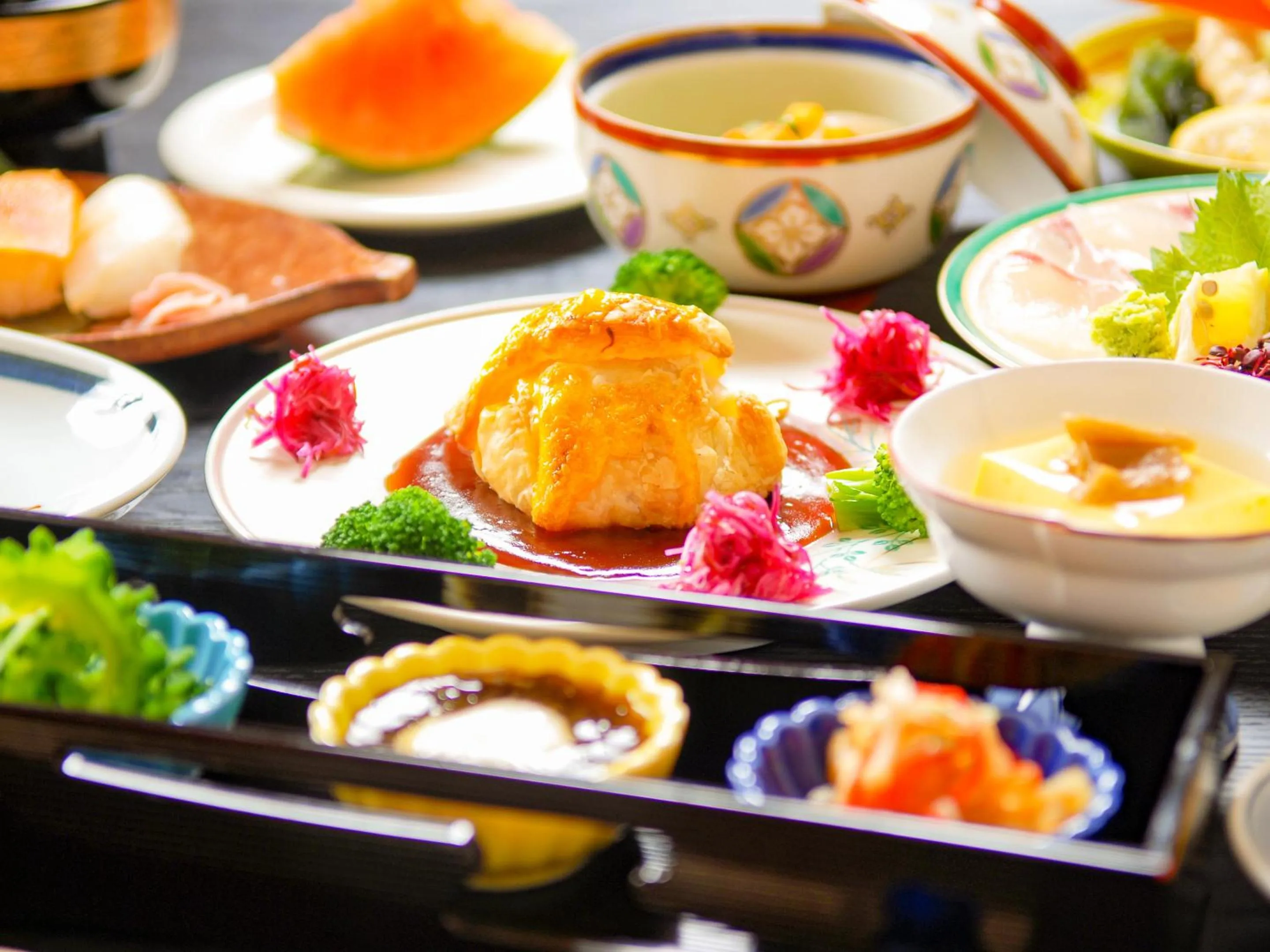 Food in Hozanso Beppu