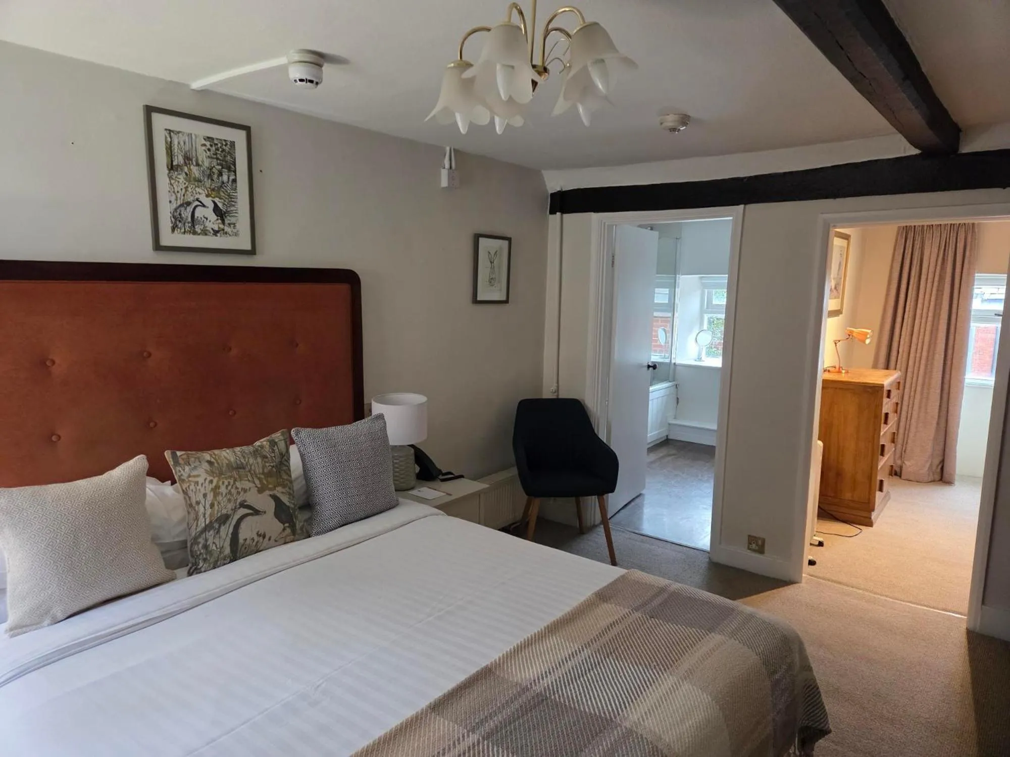 Bedroom, Bed in Noel Arms - "A Bespoke Hotel"