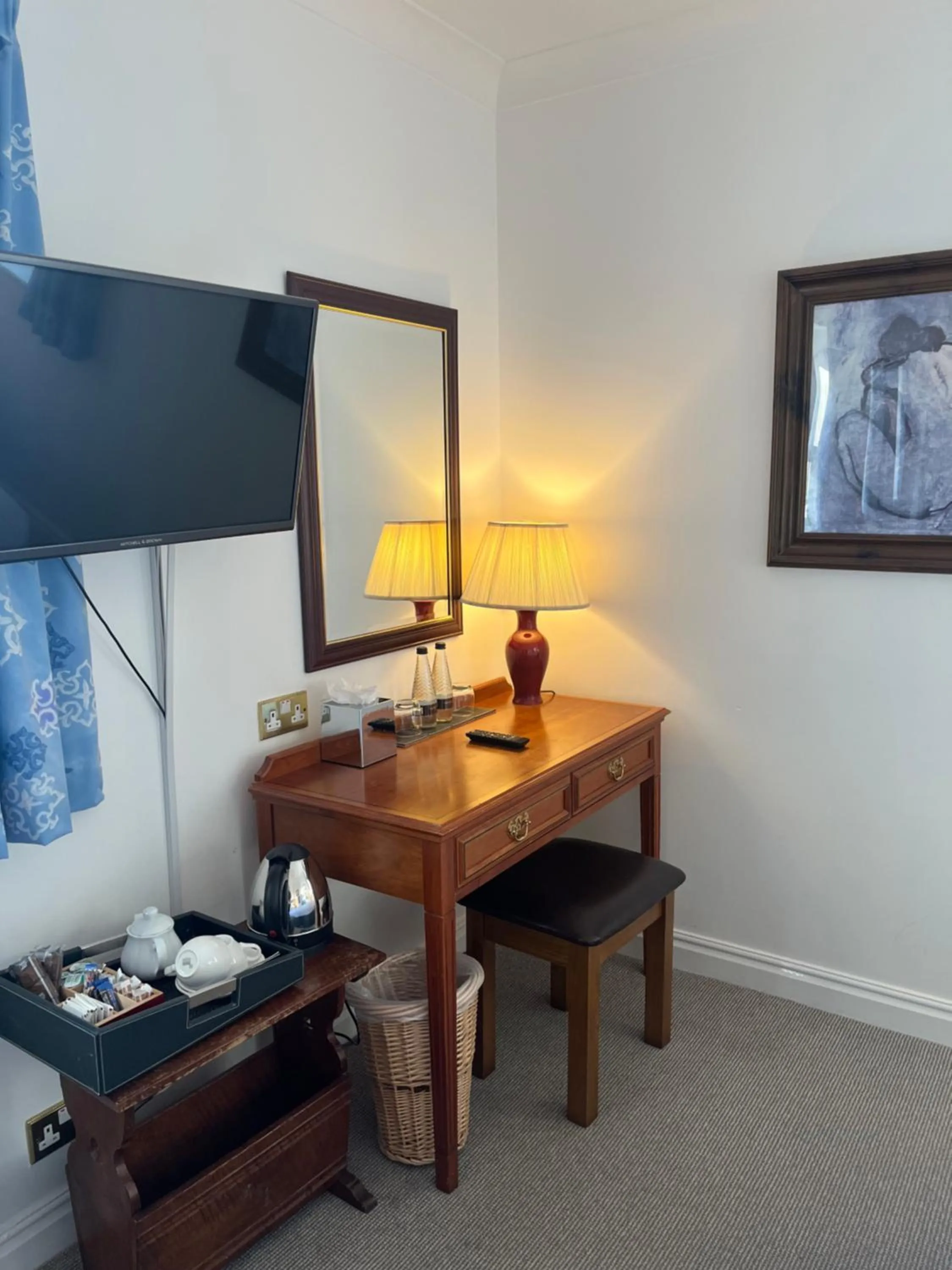 Bed in Noel Arms - "A Bespoke Hotel"