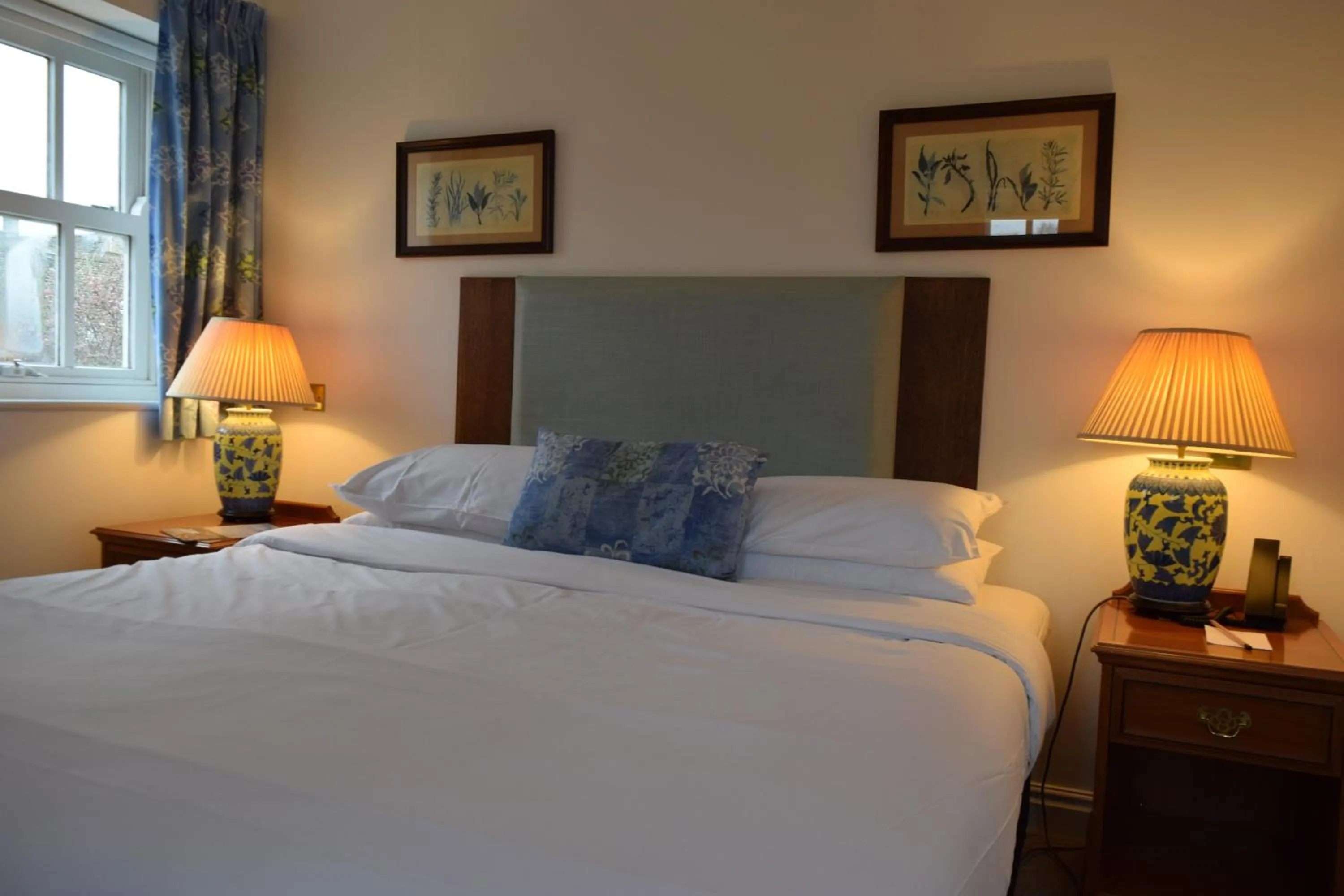 Decorative detail, Bed in Noel Arms - "A Bespoke Hotel"