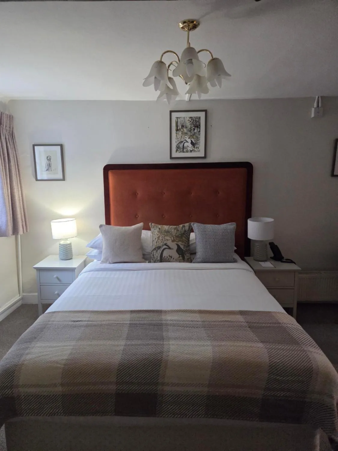 Bed in Noel Arms - "A Bespoke Hotel"