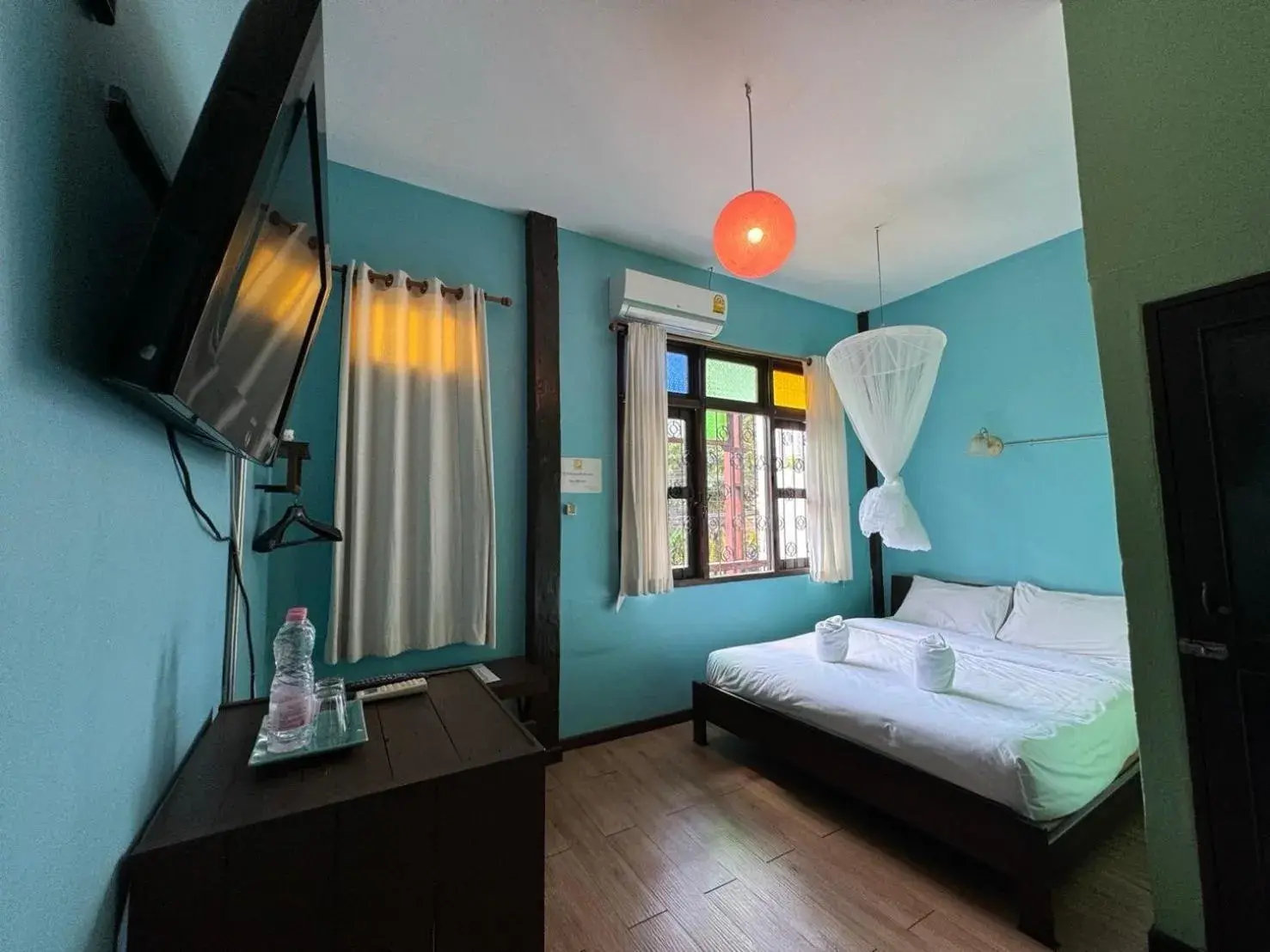 Bed in Mi Casa Thaphae Chiang Mai Bed in Mi Casa Thaphae Chiang Mai